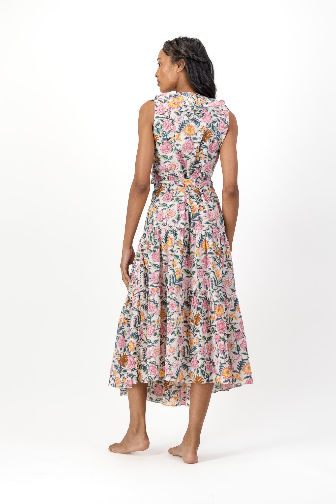 Frill Wrap Dress - Summer in Sienna