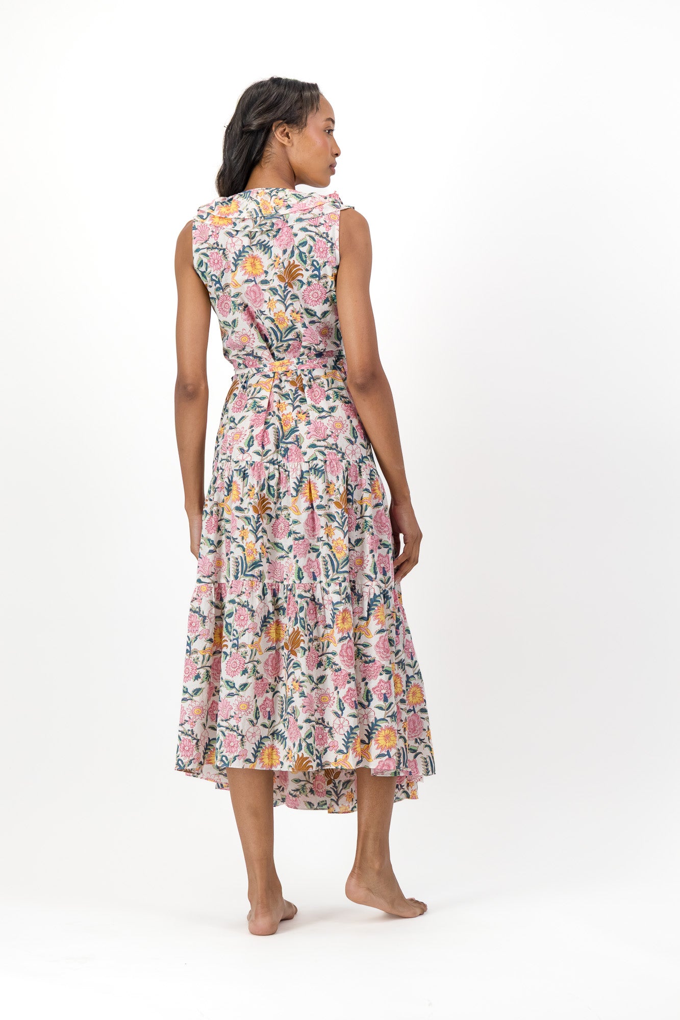 Frill Wrap Dress - Summer in Sienna