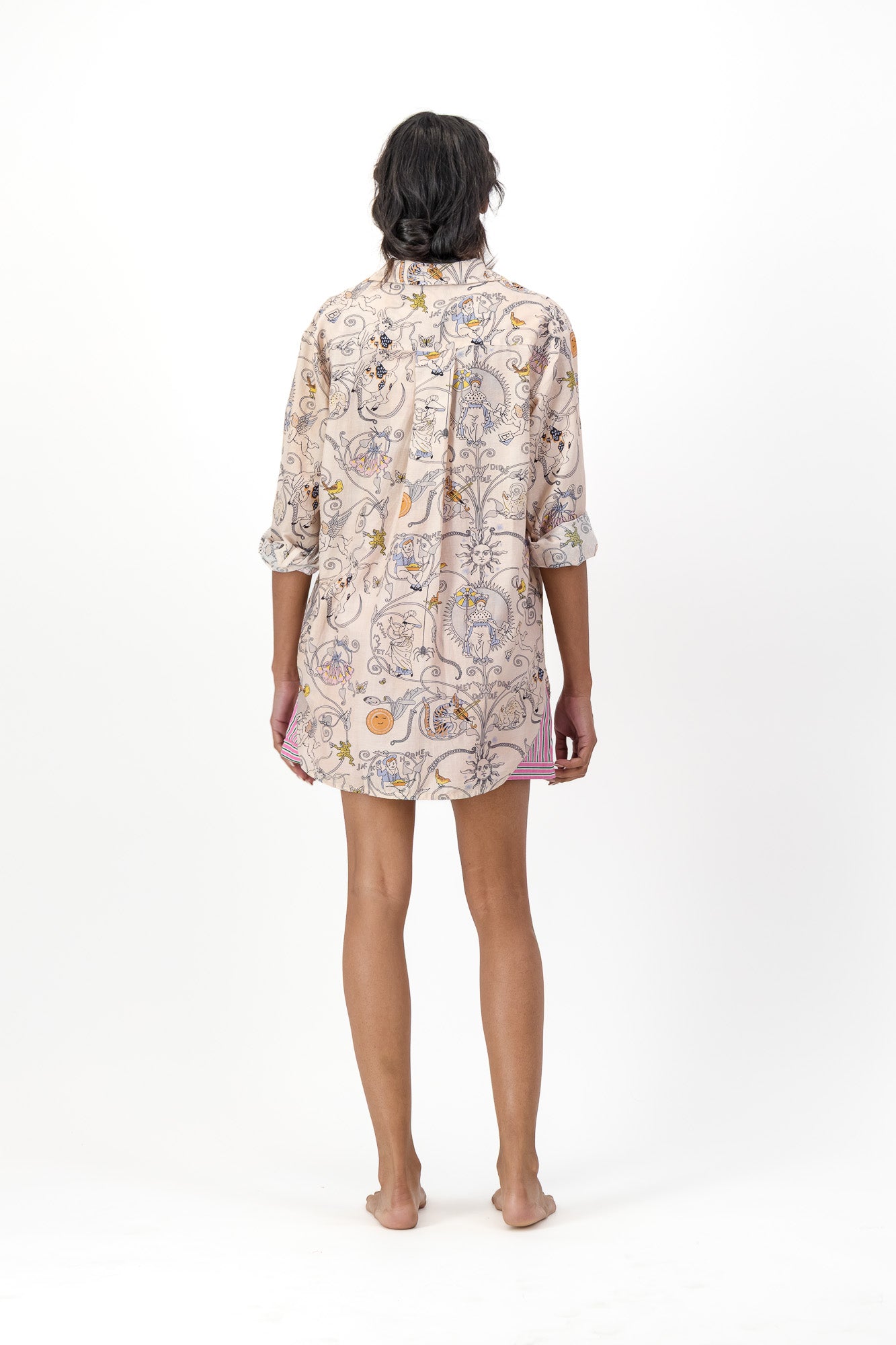 Oversized Shirt Silk Cotton - Hey Diddle