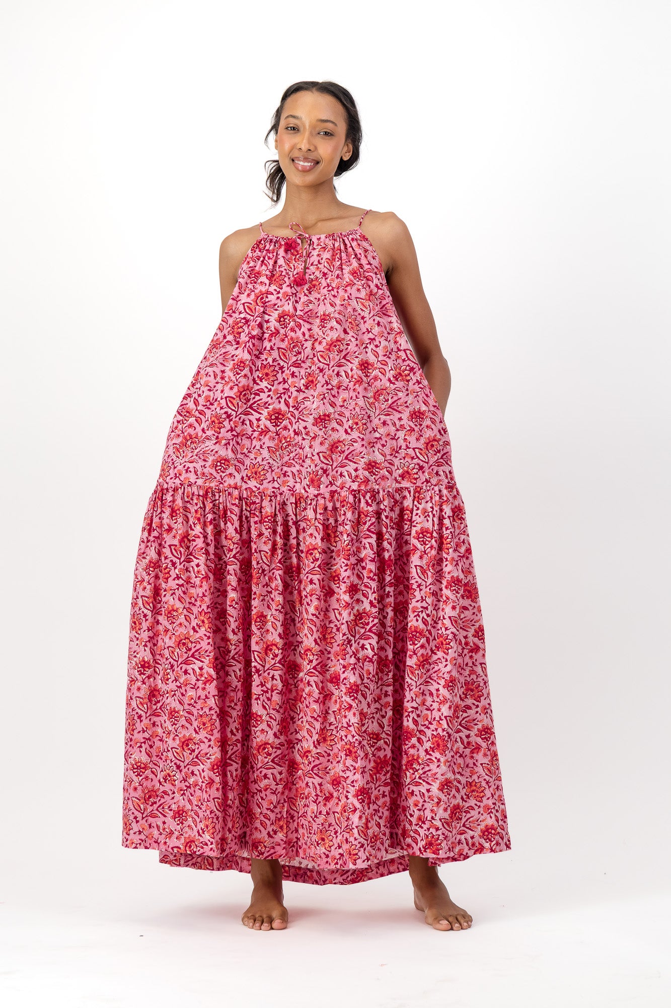 Kenza Dress - Cherry Fiesta
