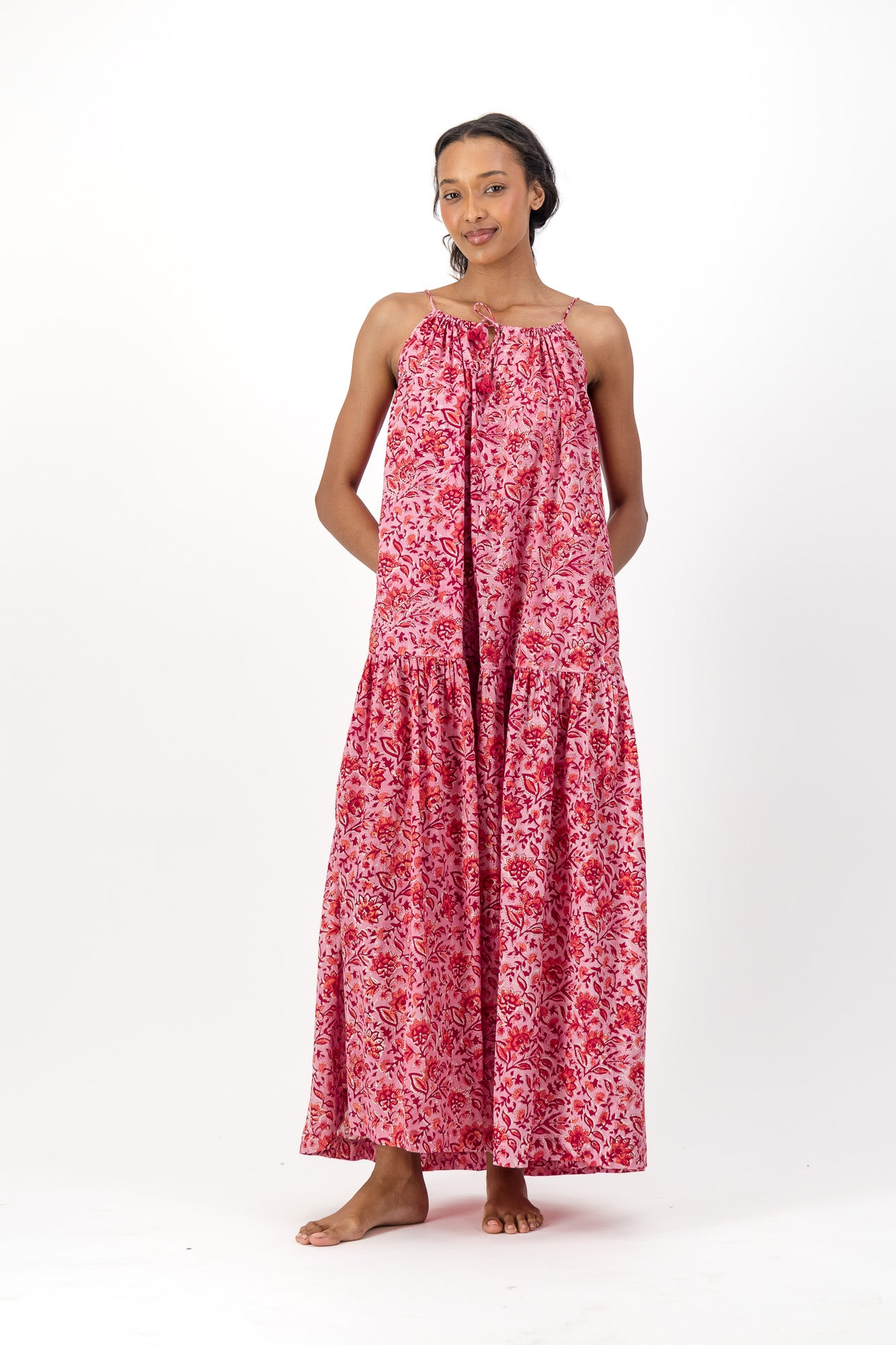 Kenza Dress - Cherry Fiesta