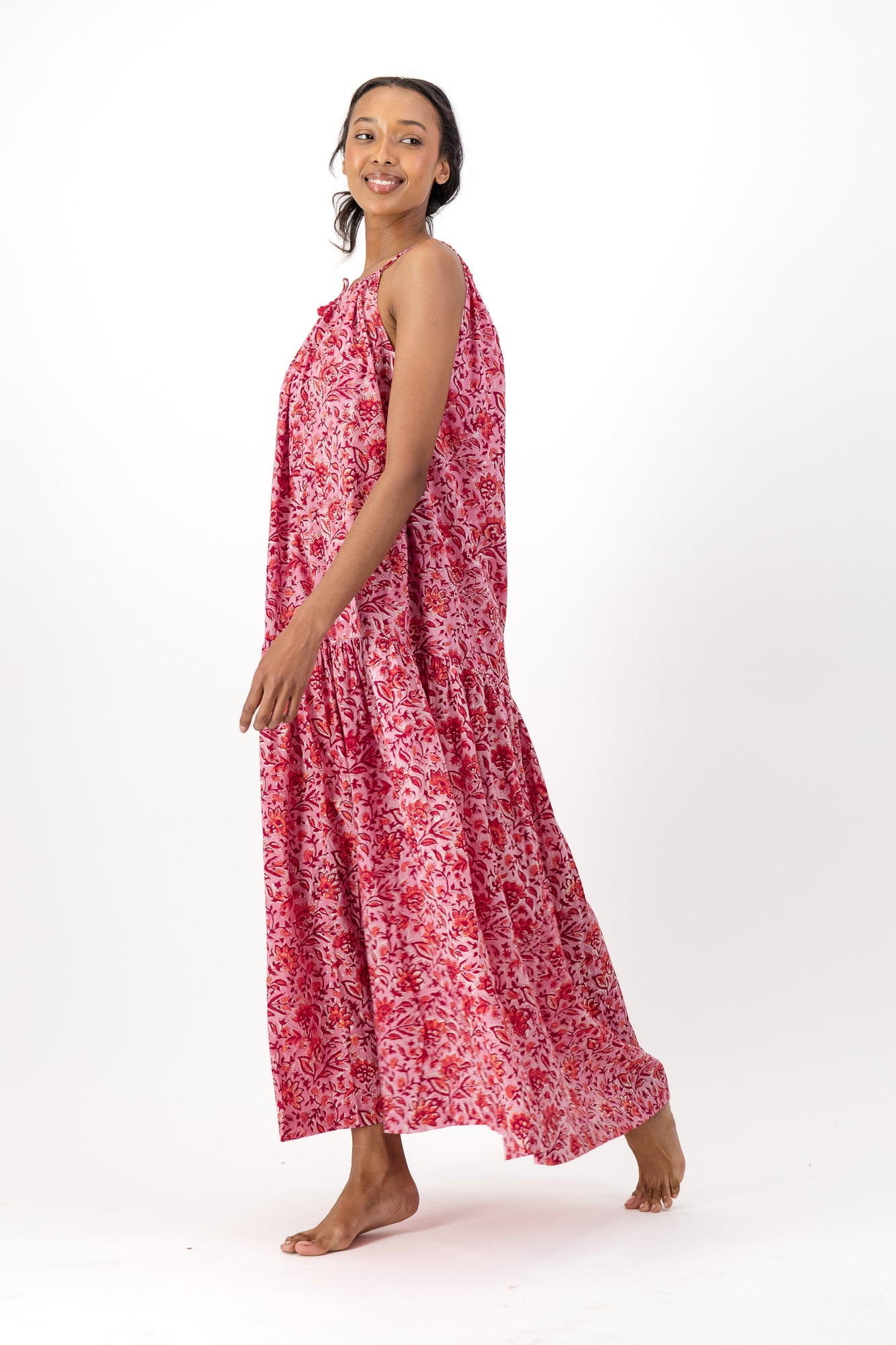 Kenza Dress - Cherry Fiesta