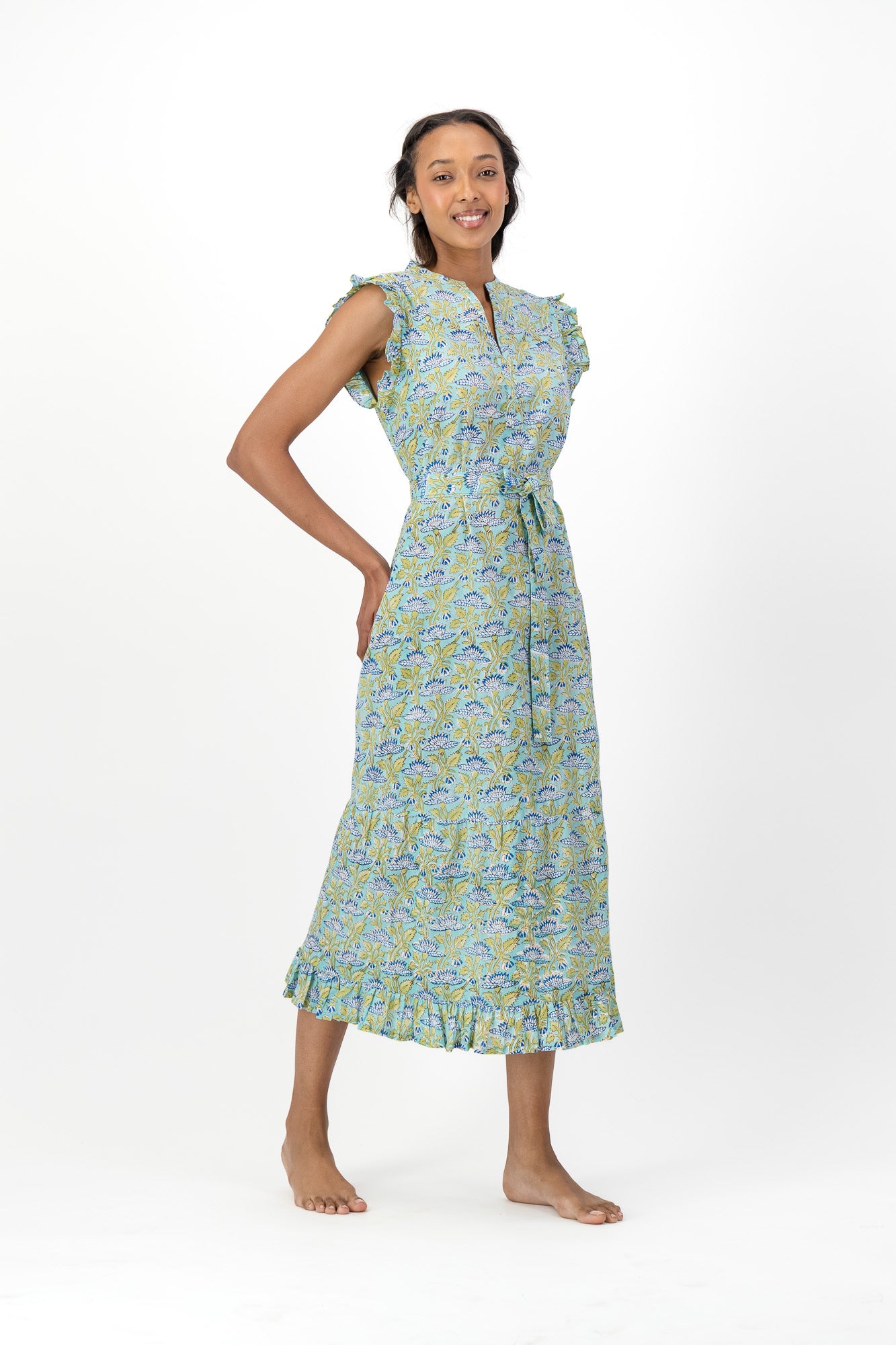 Maxine Dress - Blue Lotus
