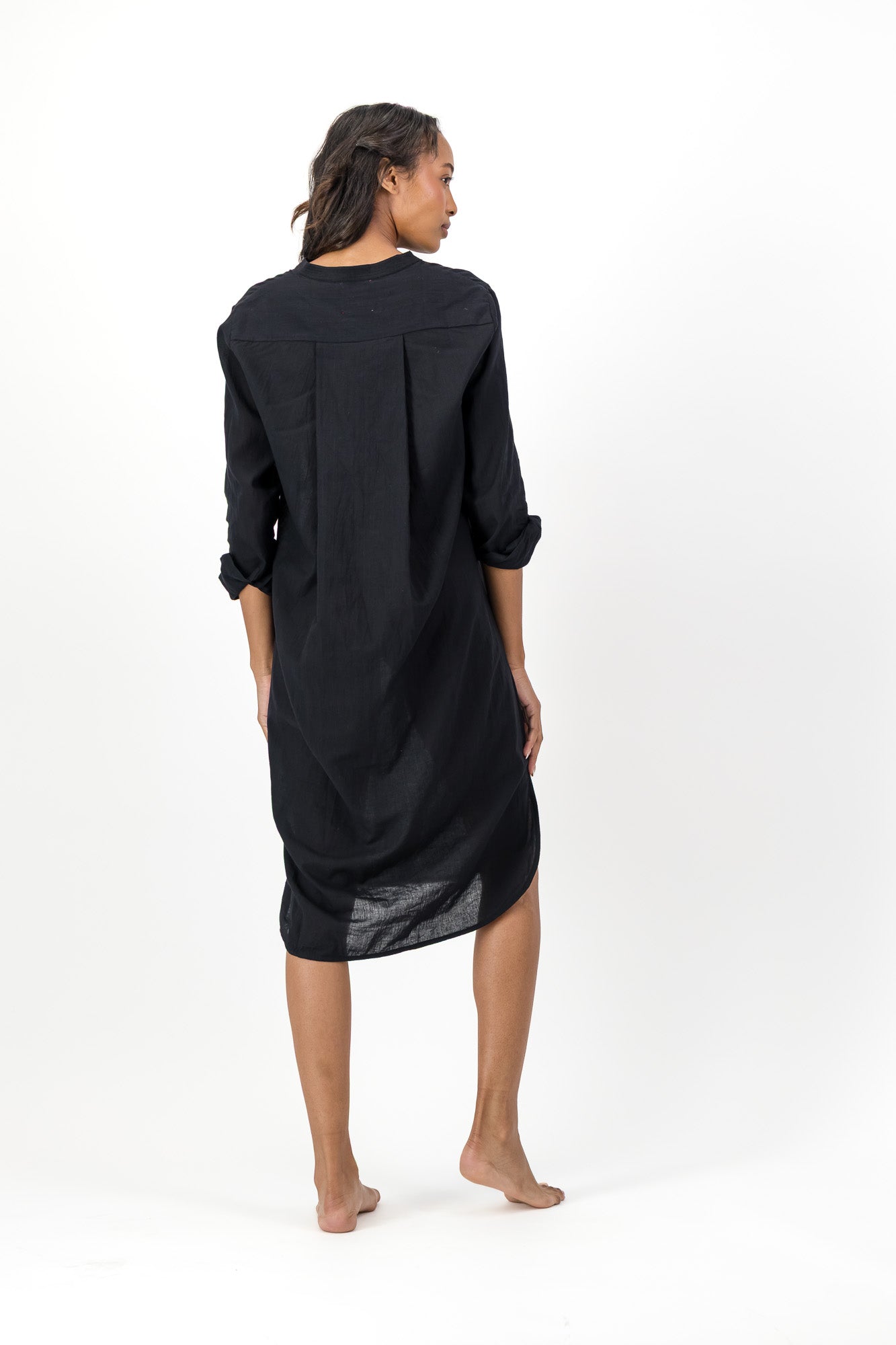 Noa Dress Handloom - Black