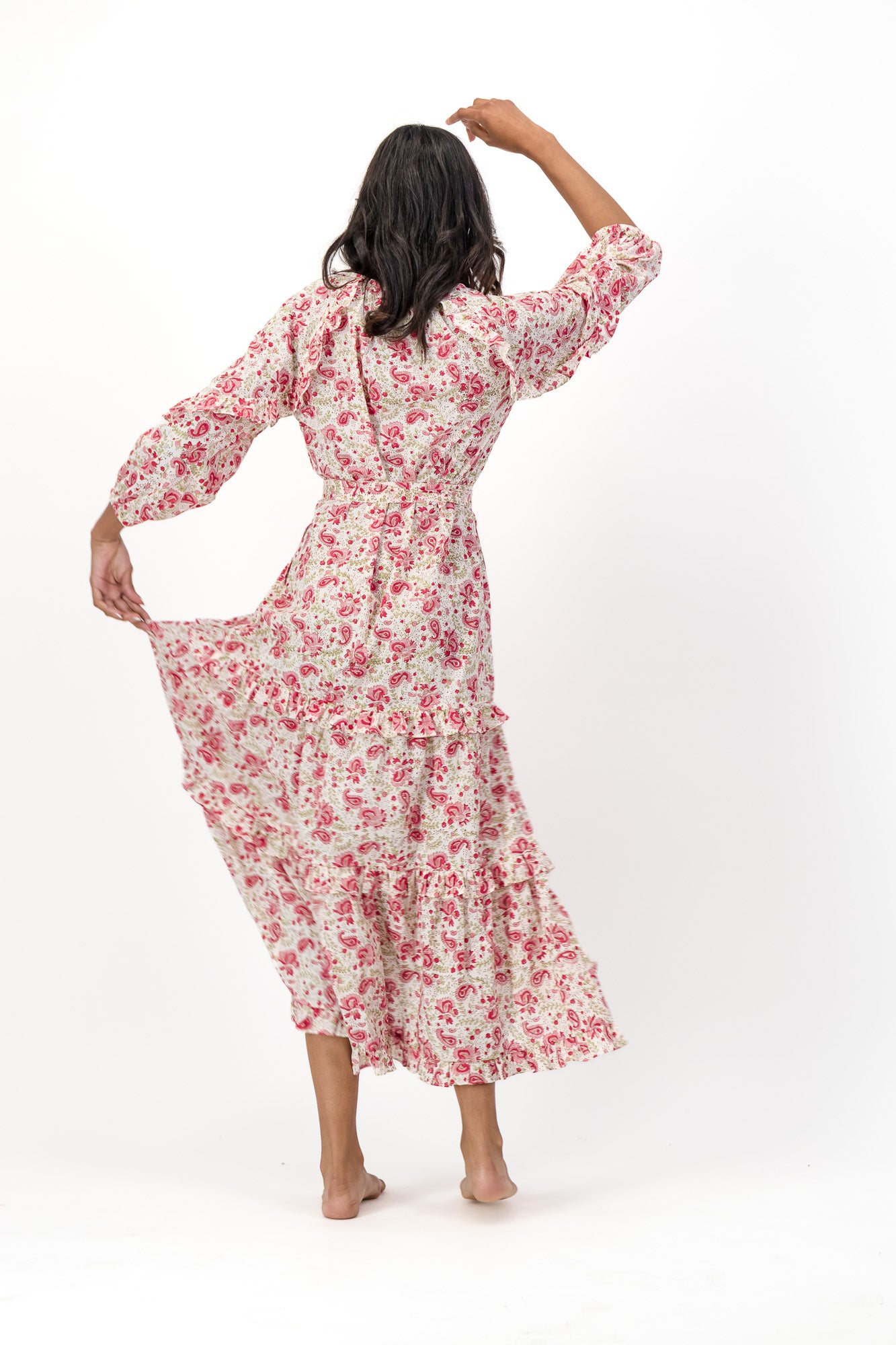 Rio Dress - Red Paisley
