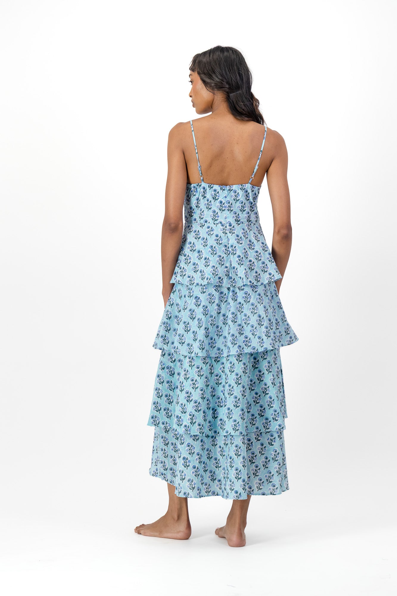 Sun Frill Dress - Blue Bell