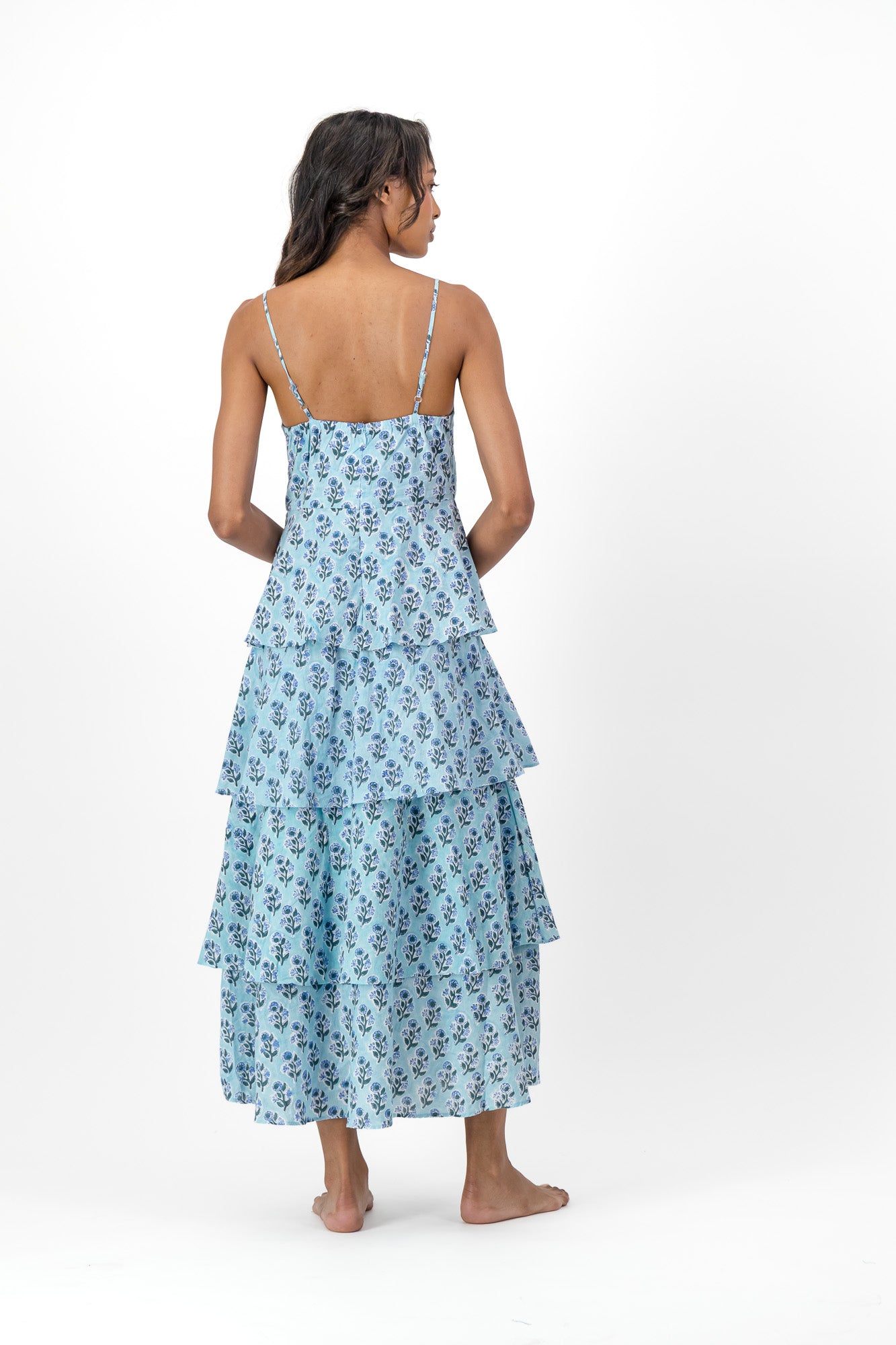 Sun Frill Dress - Blue Bell