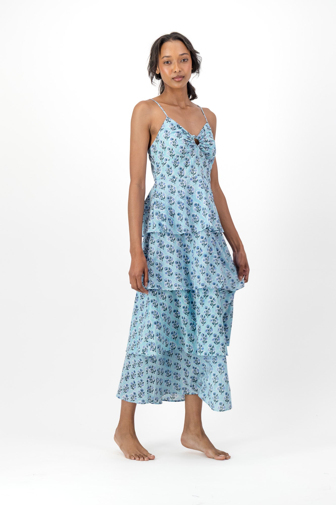 Sun Frill Dress - Blue Bell