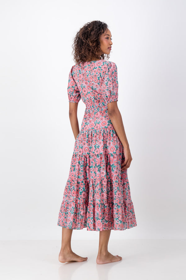 Knot Dress - Ditsy Circus