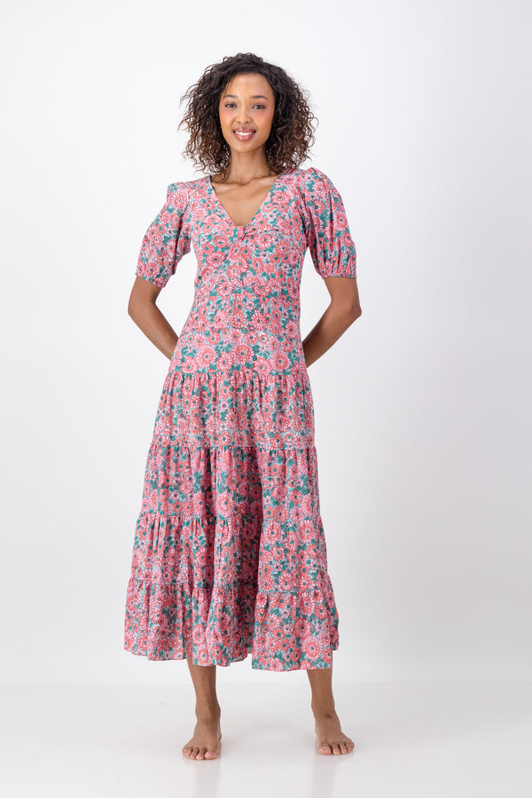 Knot Dress - Ditsy Circus