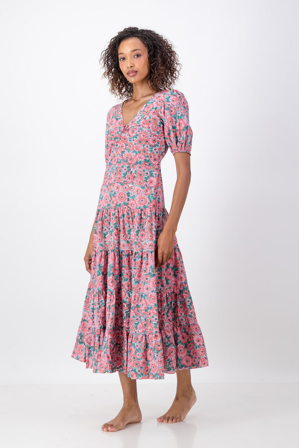 Knot Dress - Ditsy Circus