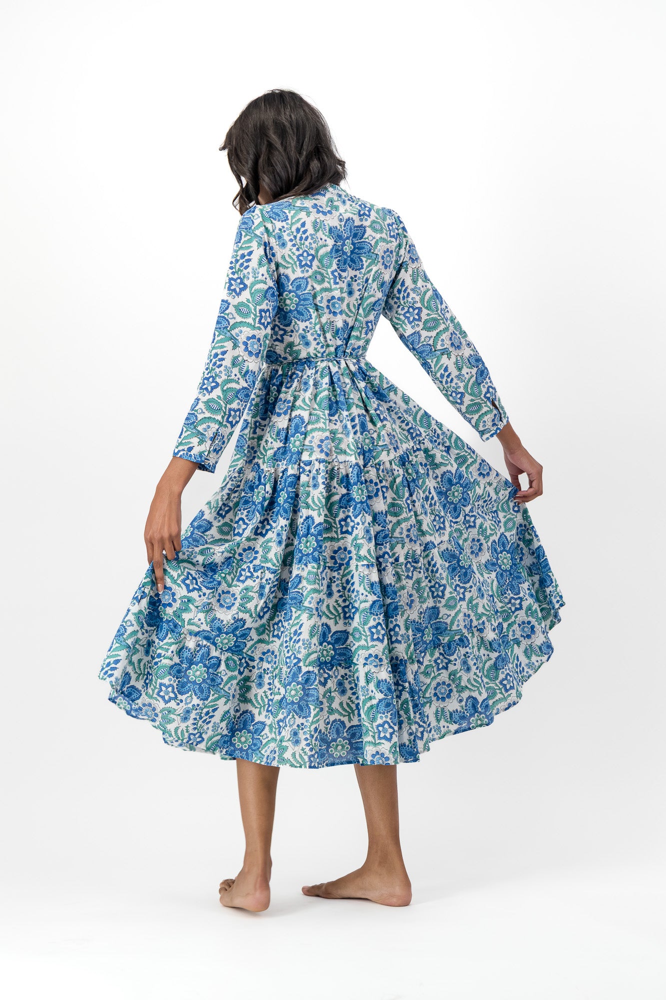 Isolde Dress - Blue Butterscotch