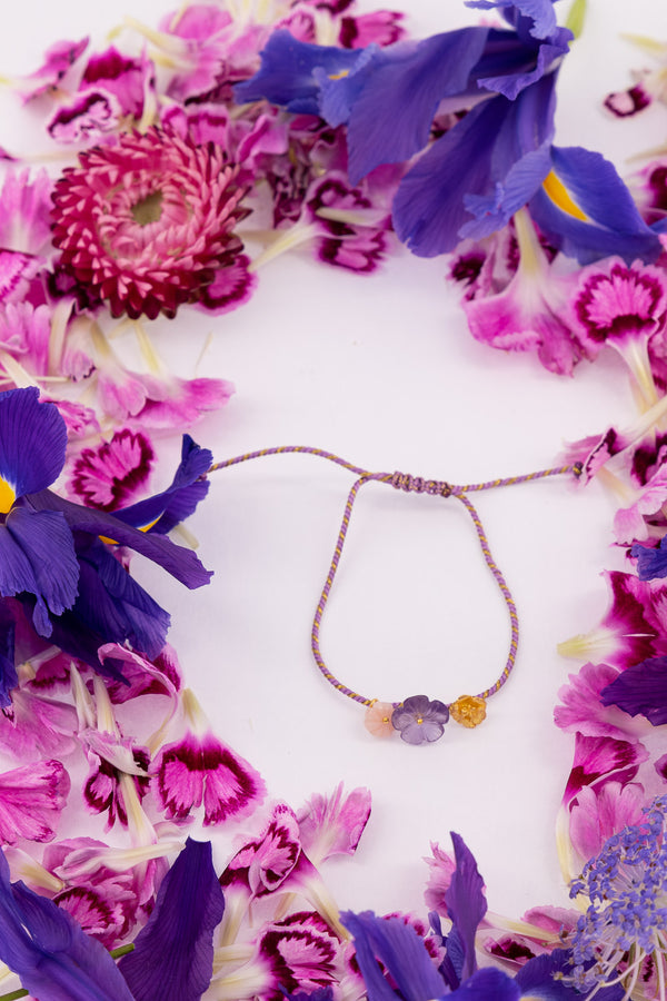 Garden bracelet - Lilac