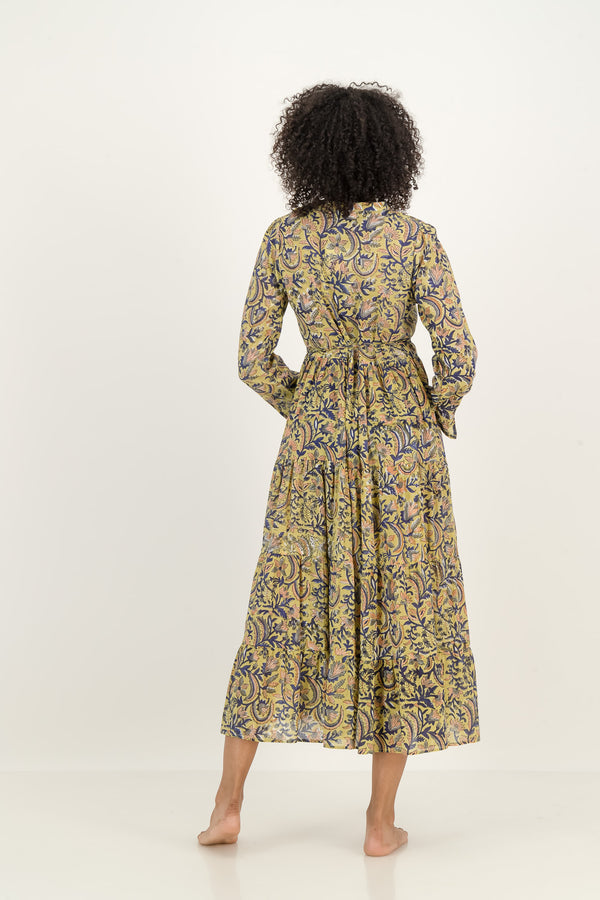 Isolde Dress - Yellow Petal