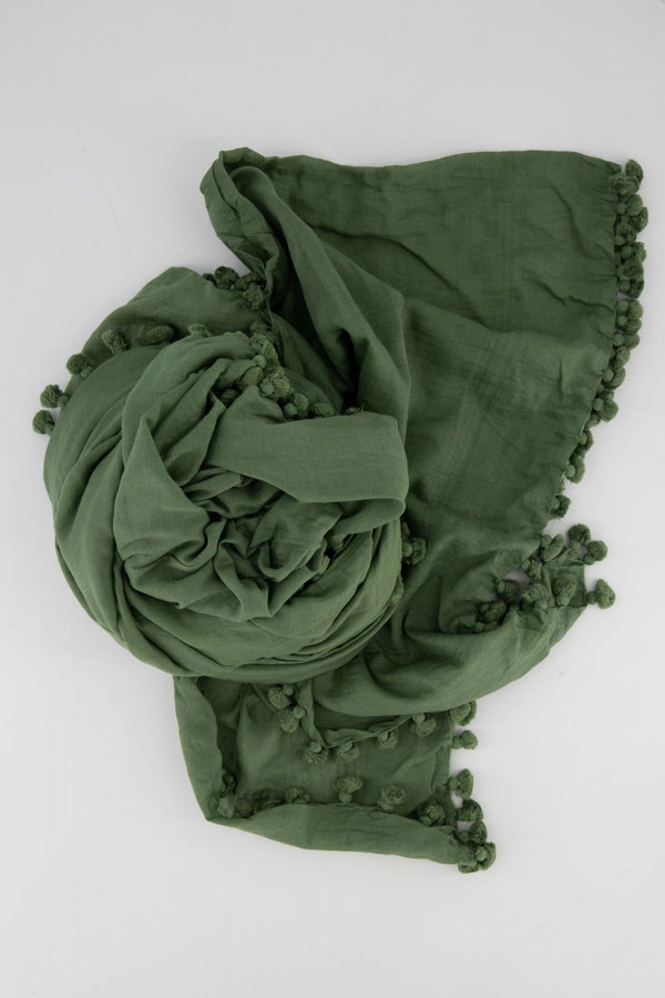 Cotton Silk Handloom Stole - Popeye