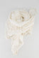 Cotton Silk Handloom Stole - White