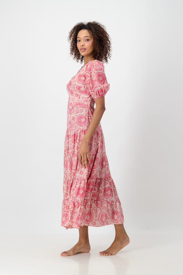 Knot Dress - Dirty Pink