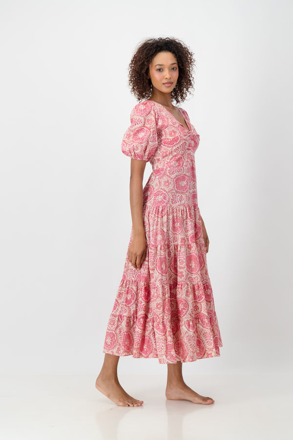 Knot Dress - Dirty Pink