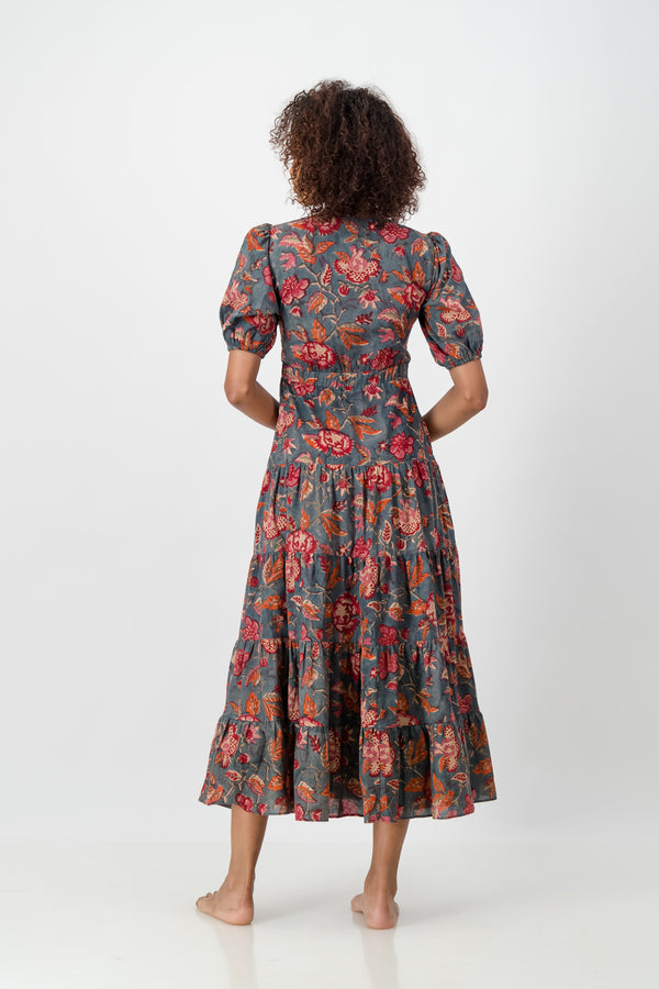 Knot Dress - Morocco Flower