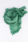 Cotton Silk Handloom Stole - Grinch Green