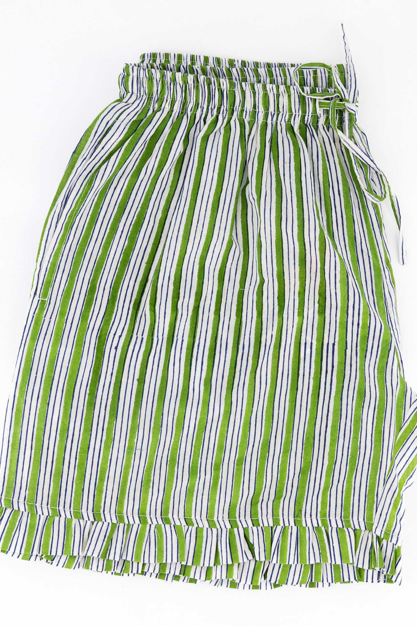 Summer Shorts - Green Stripe