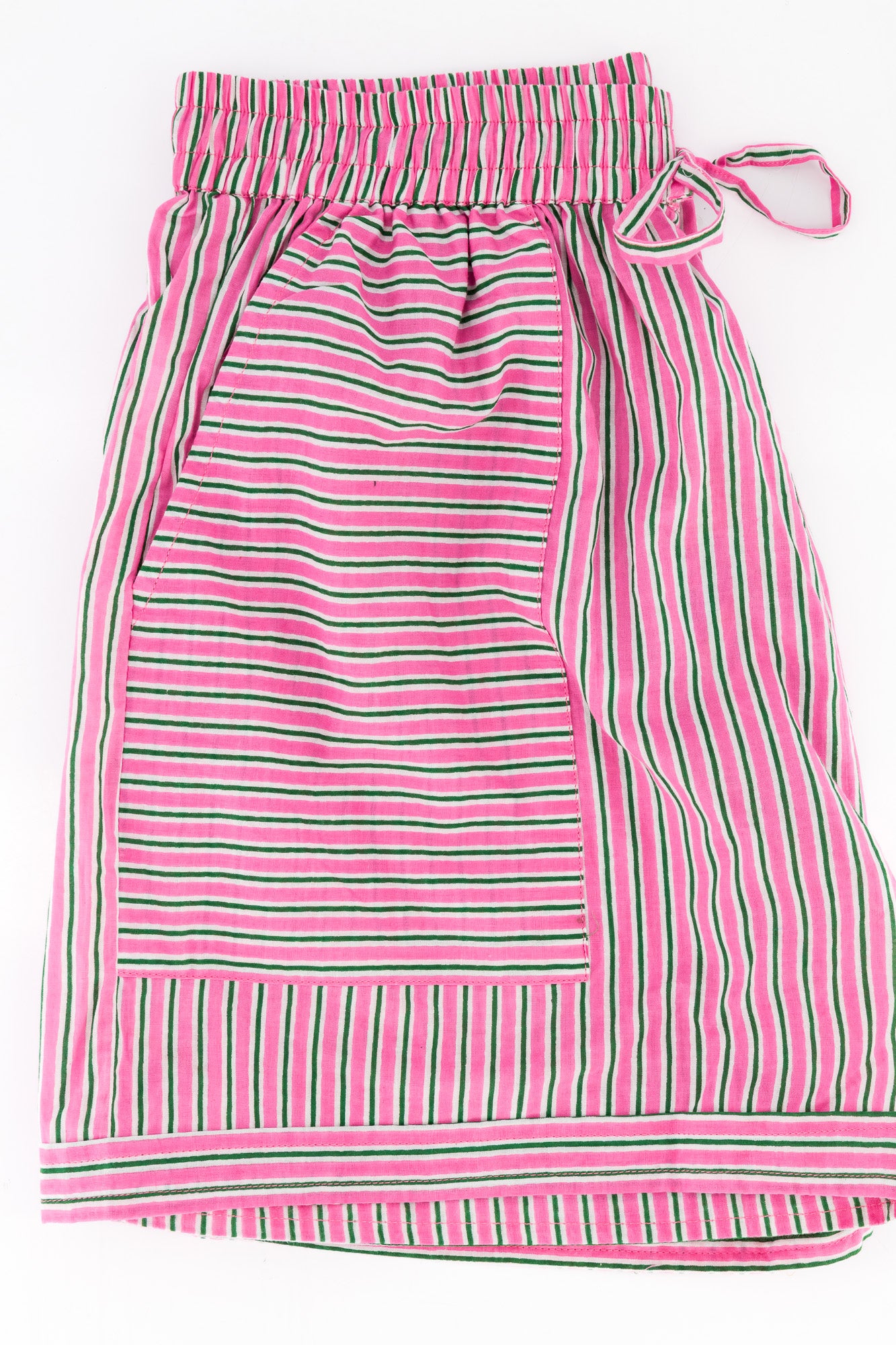 Summer Shorts - Pink Stripe