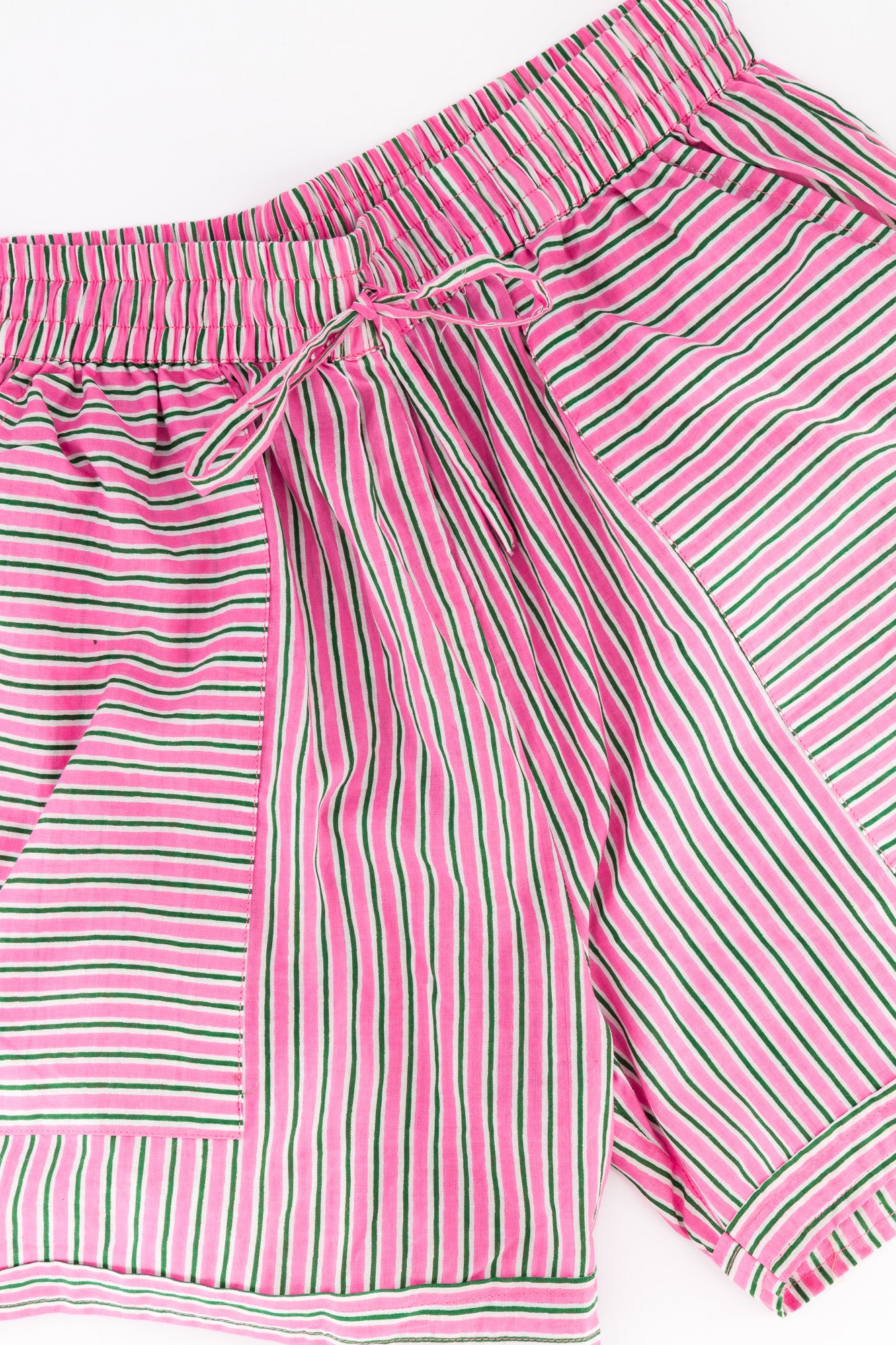 Summer Shorts - Pink Stripe