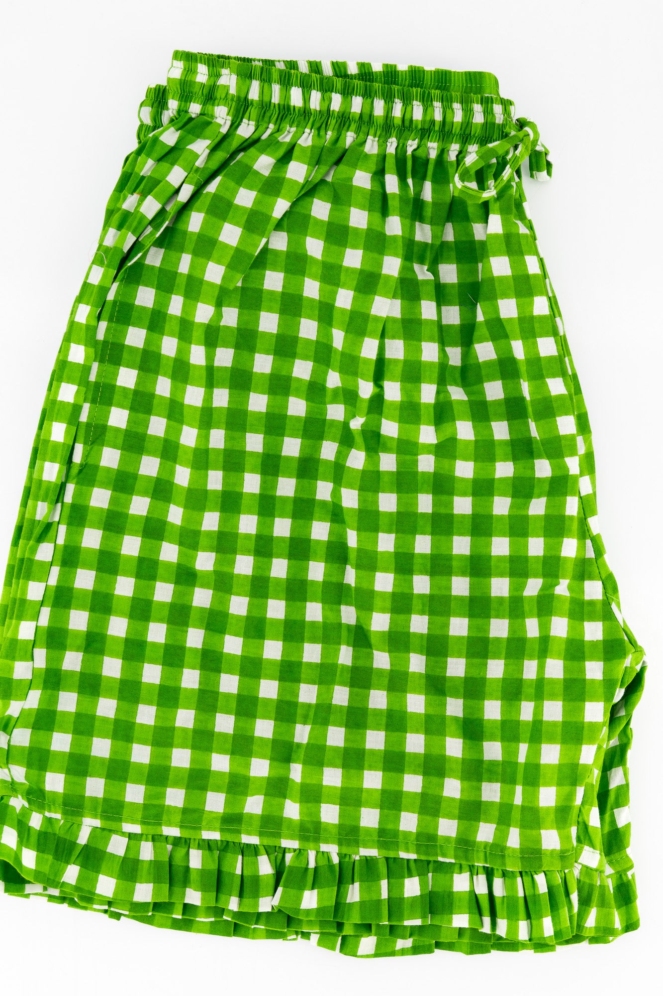 Summer Shorts - Green Check