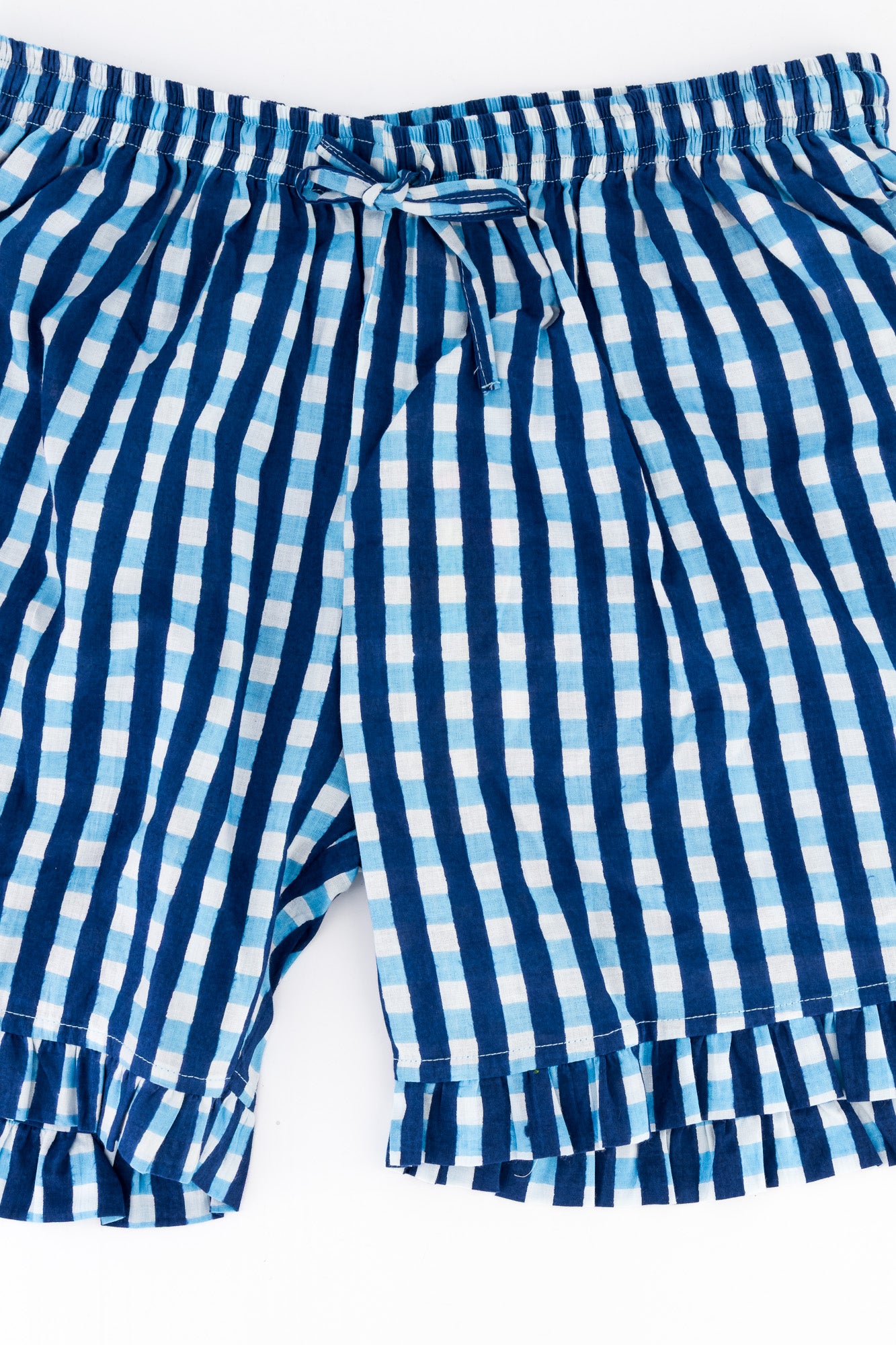 Summer Shorts - Blue Check