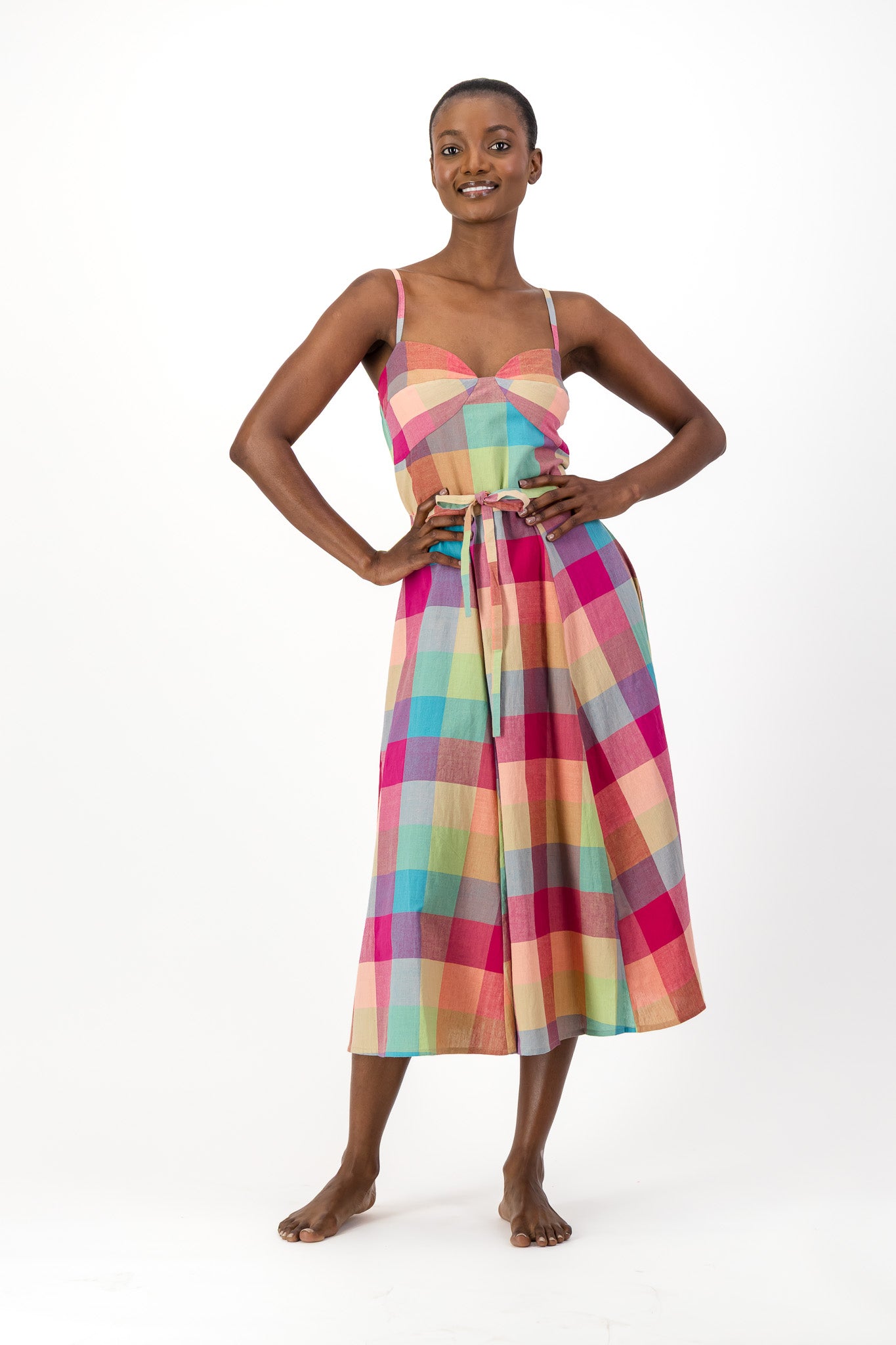 Daphne Dress Handloom - Check Me Out