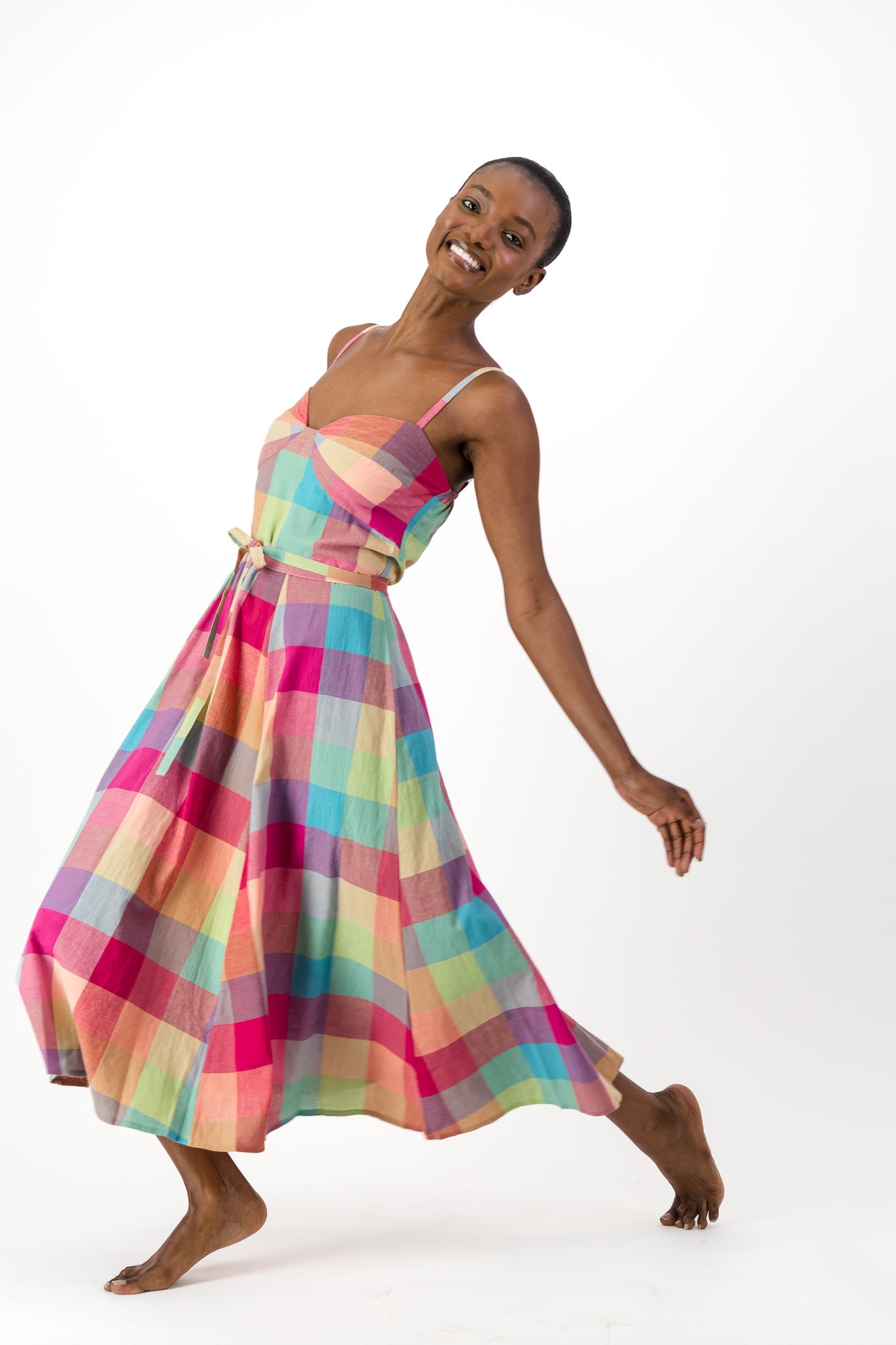Daphne Dress Handloom - Check Me Out