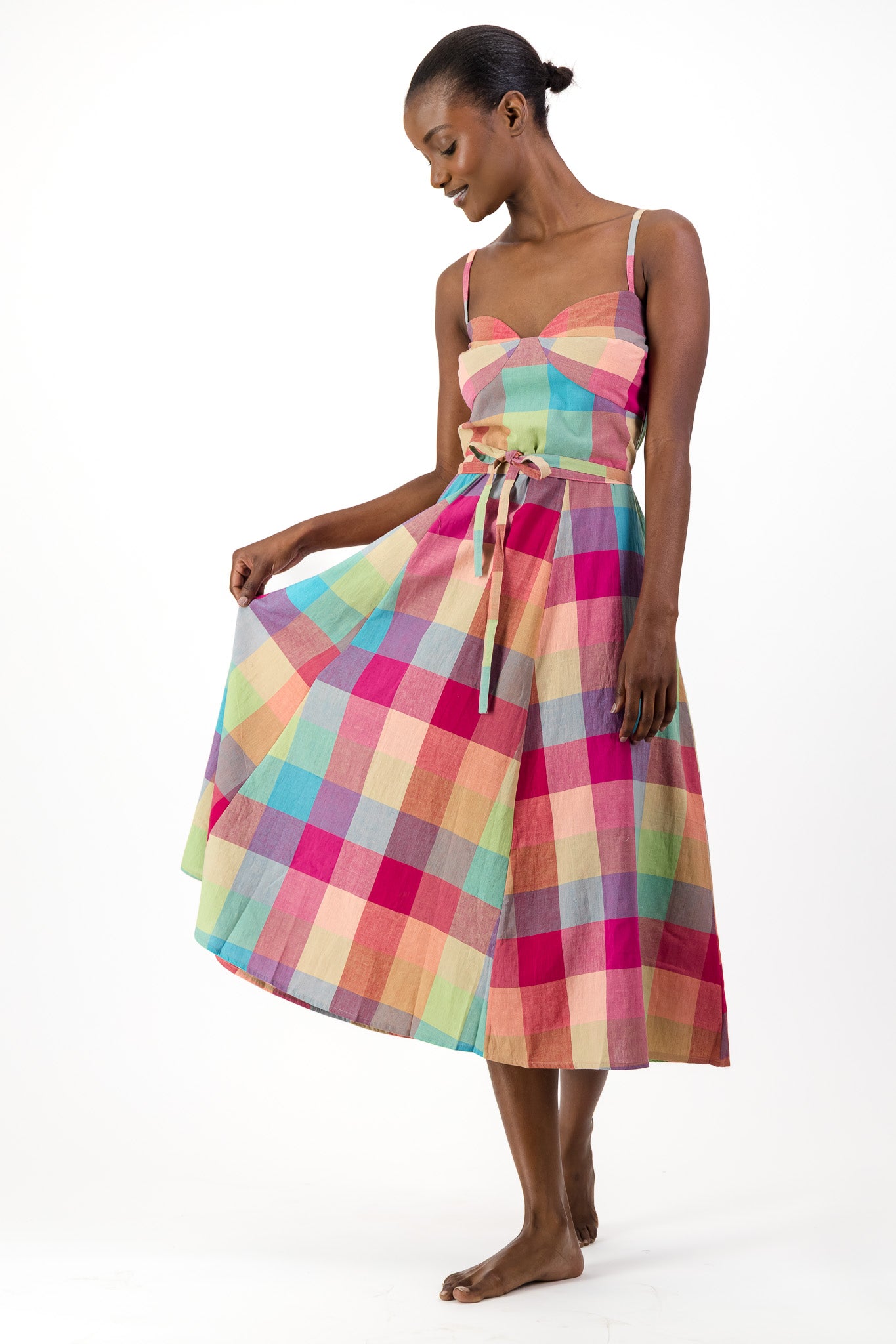 Daphne Dress Handloom - Check Me Out