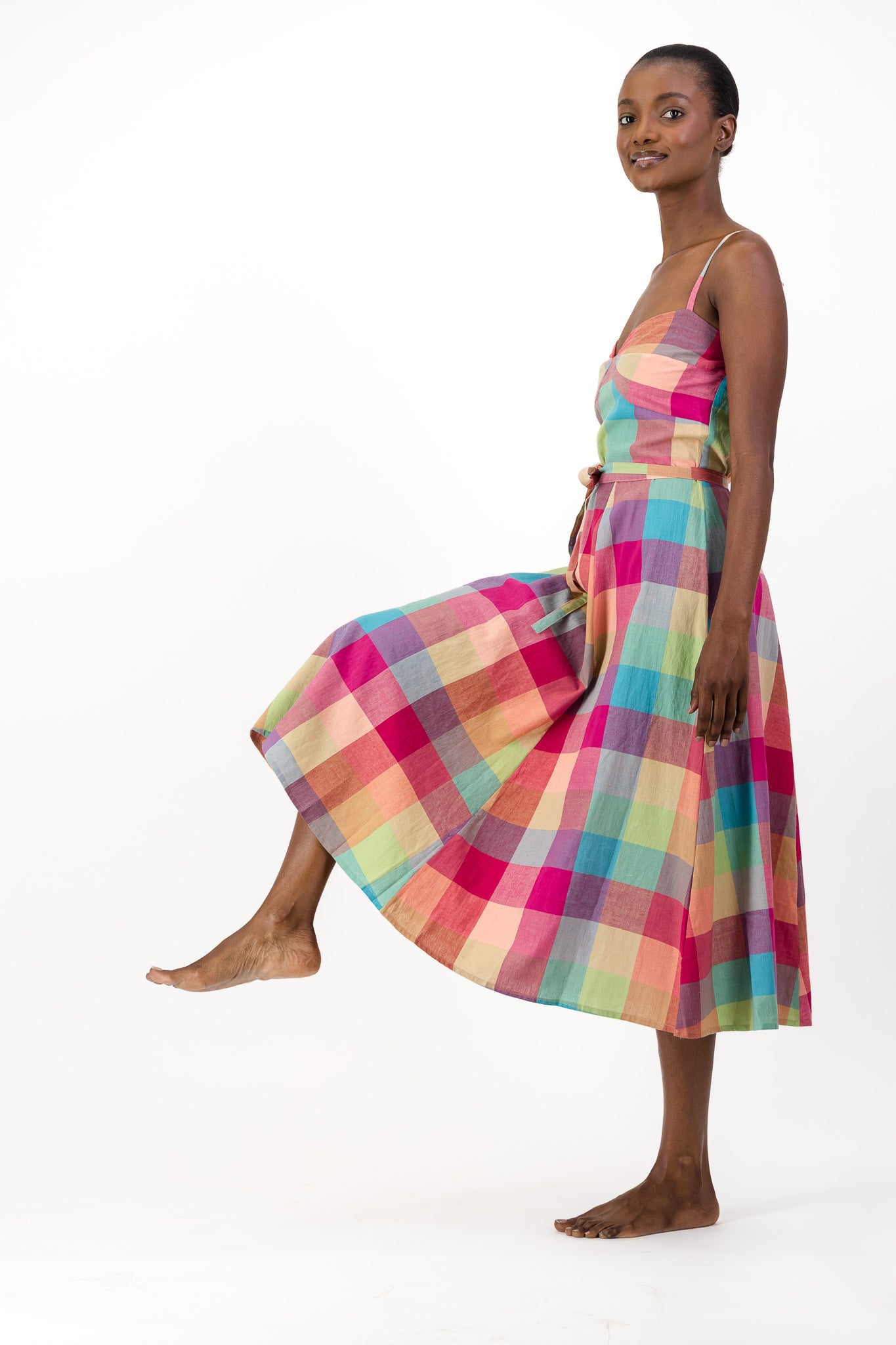 Daphne Dress Handloom - Check Me Out