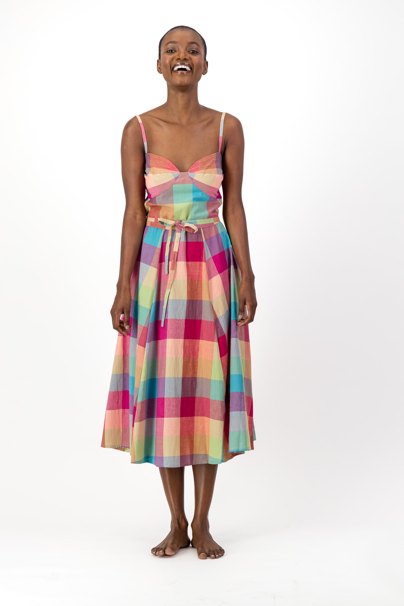 Daphne Dress Handloom - Check Me Out