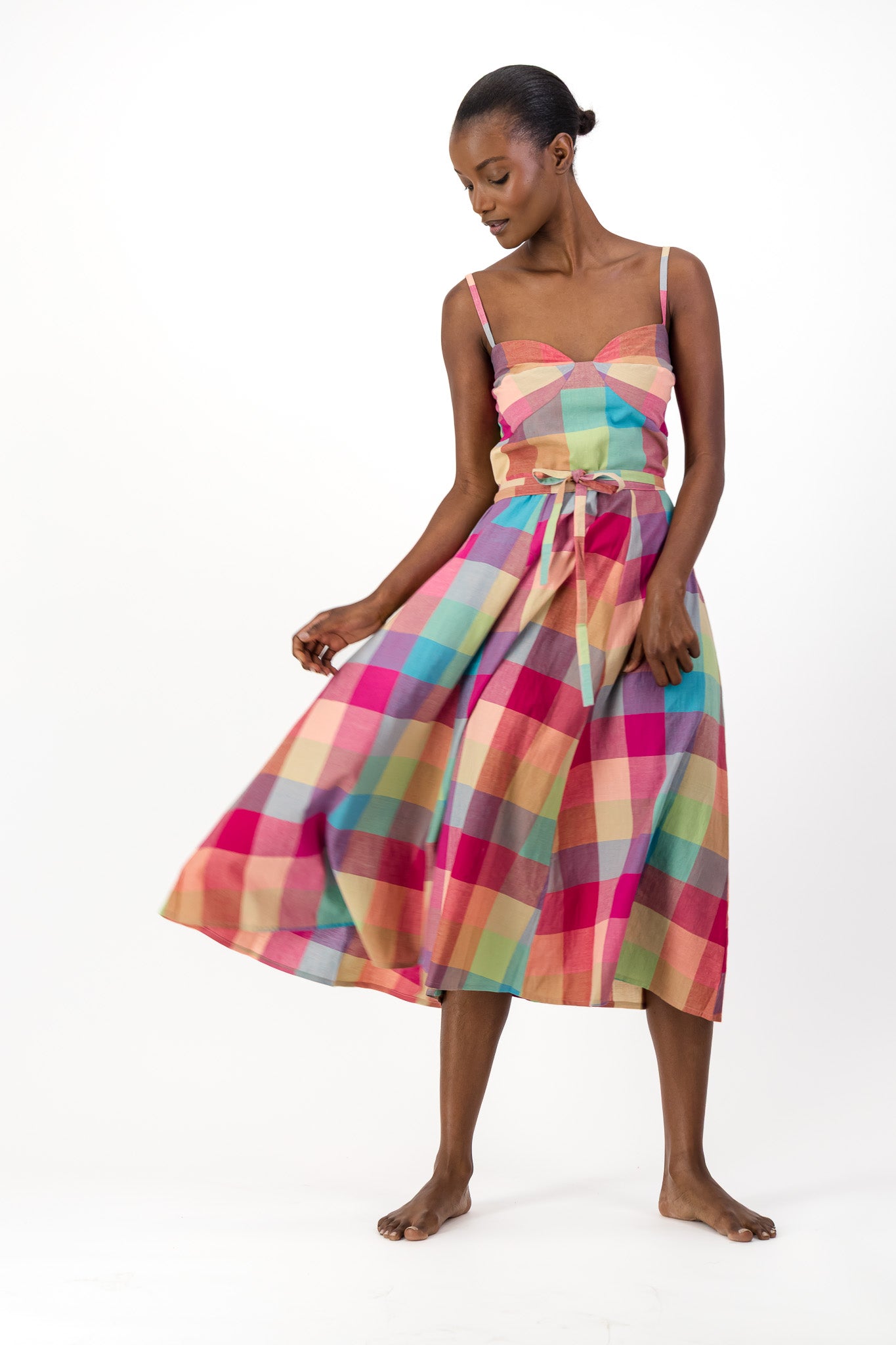 Daphne Dress Handloom - Check Me Out
