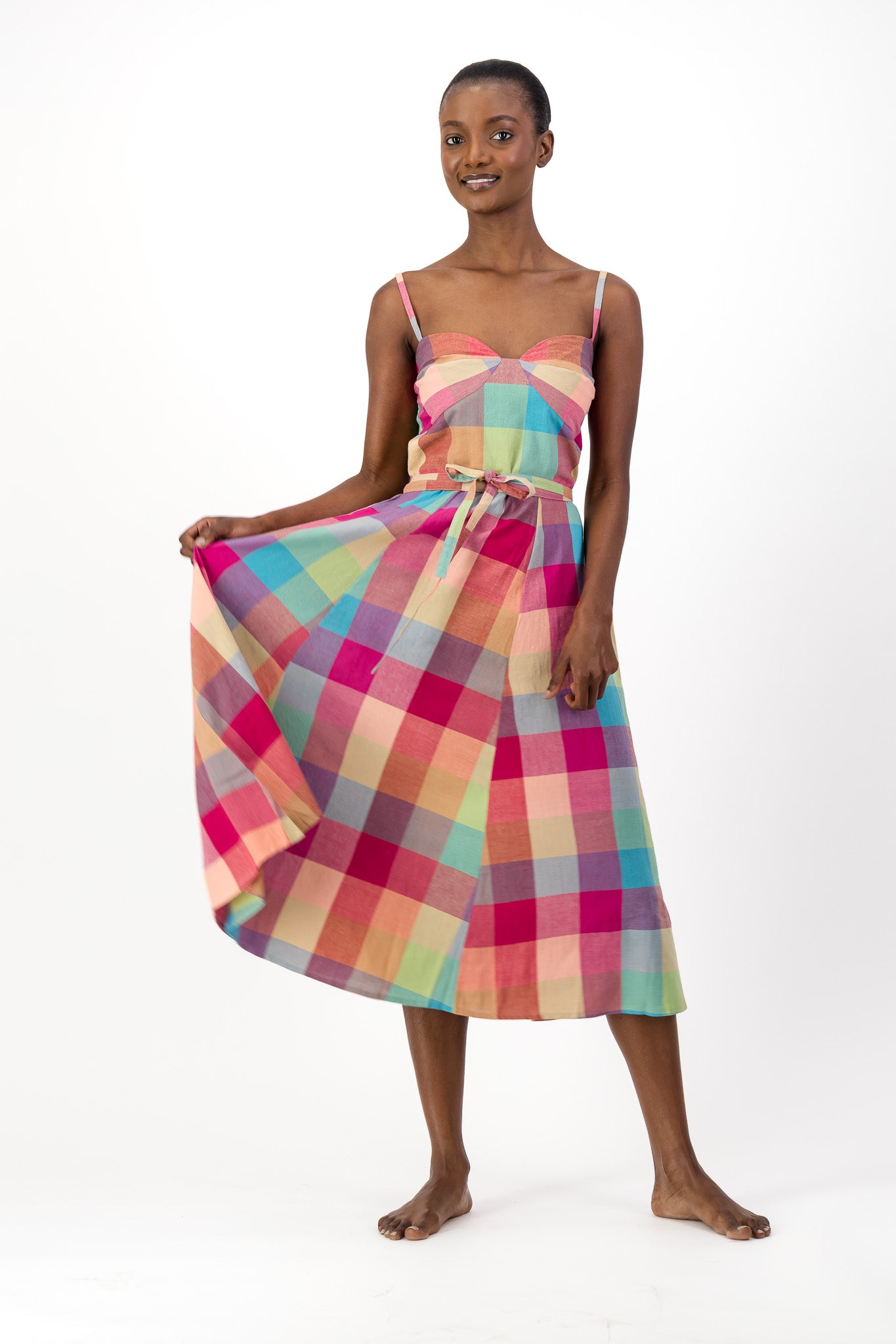 Daphne Dress Handloom - Check Me Out
