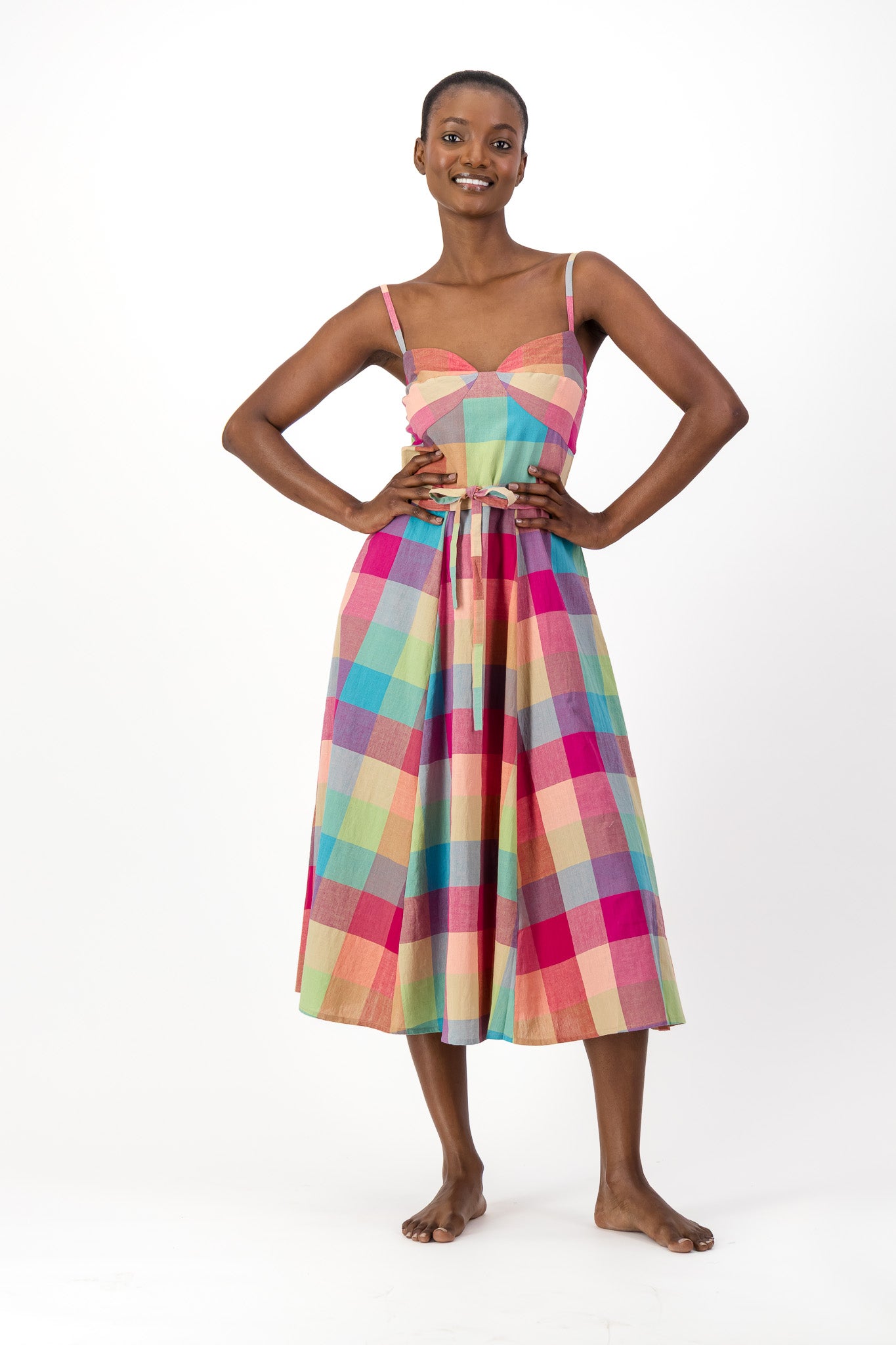 Daphne Dress Handloom - Check Me Out