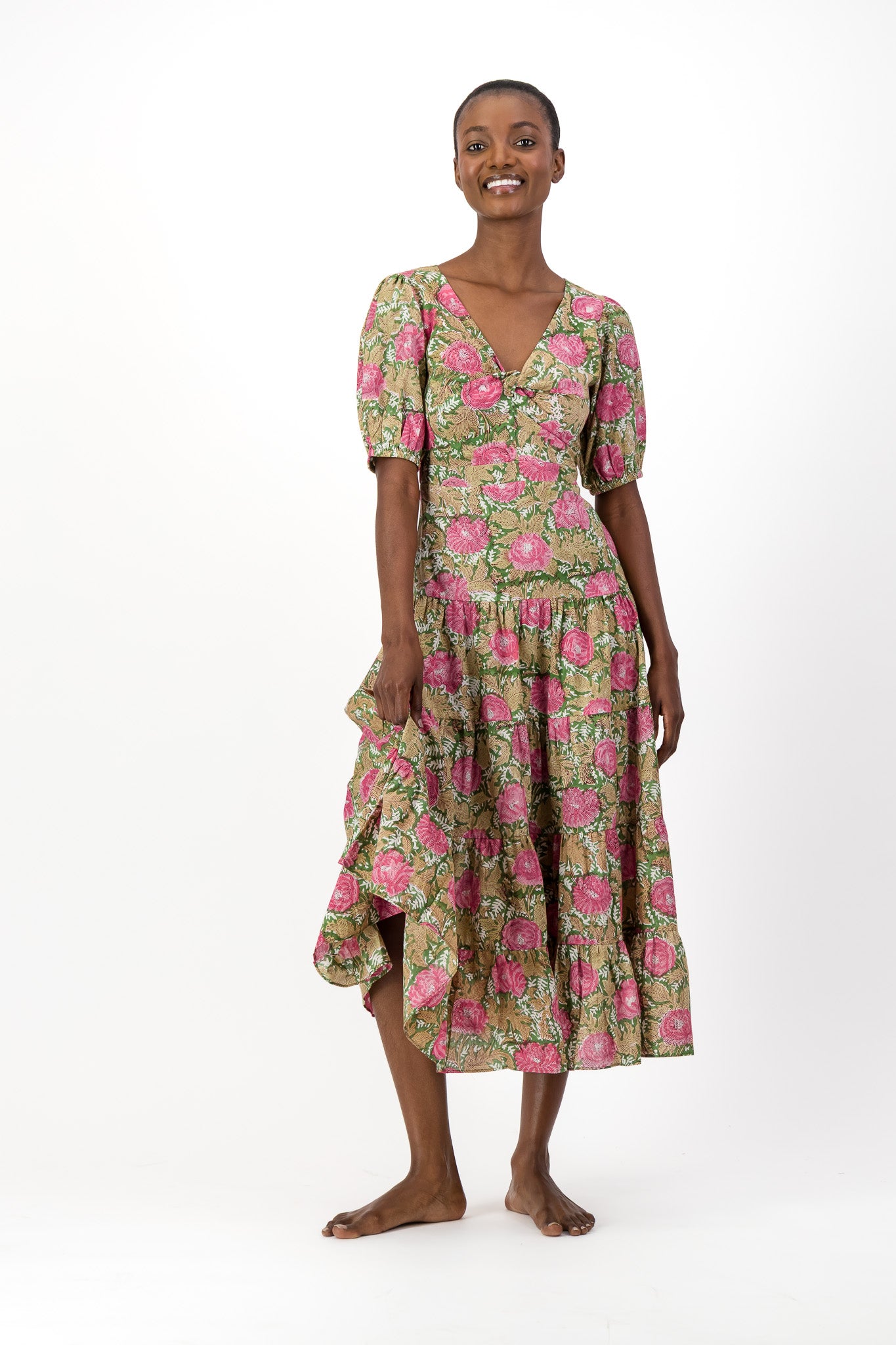 Knot Dress - Forest Flower