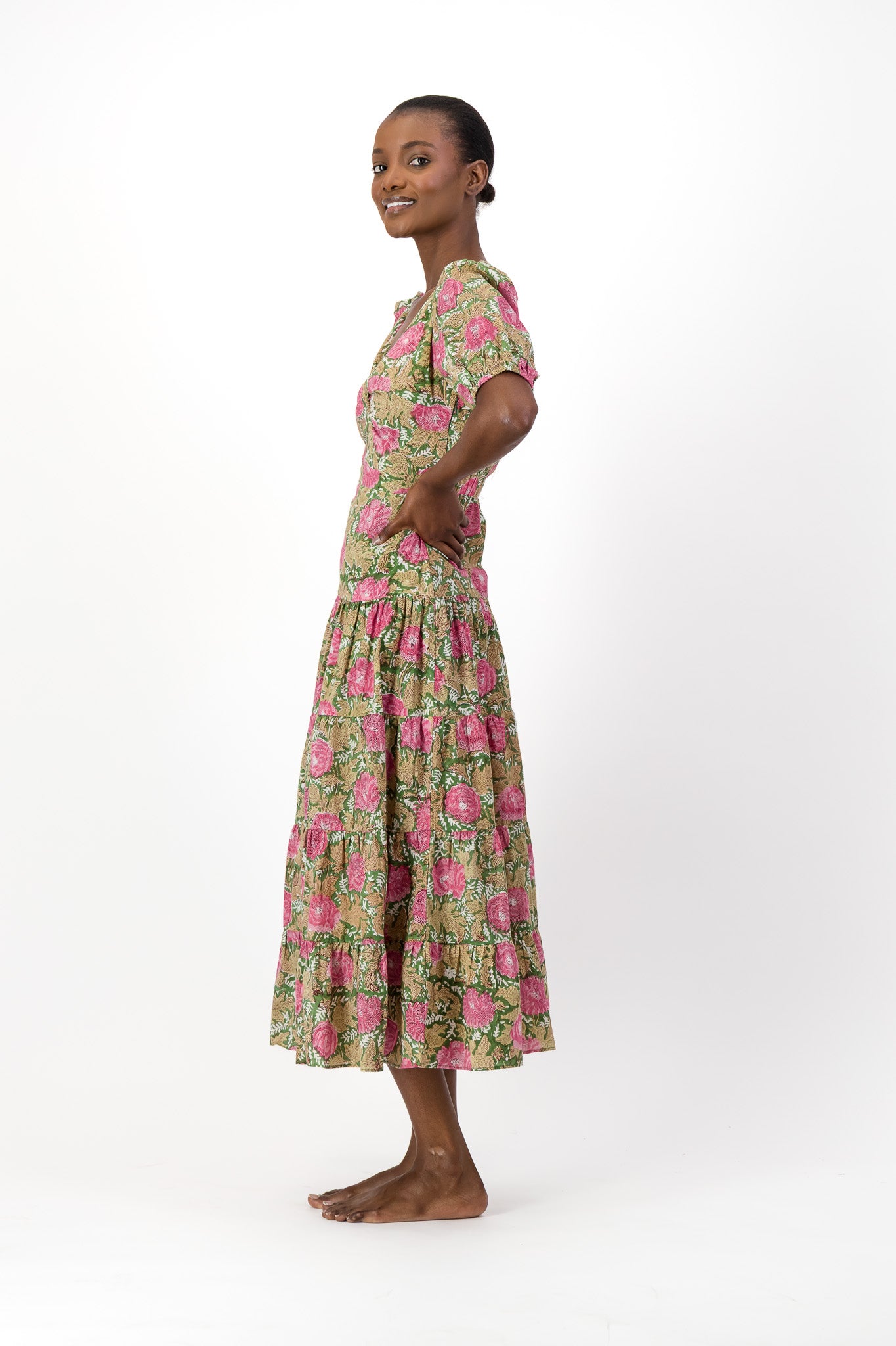 Knot Dress - Forest Flower