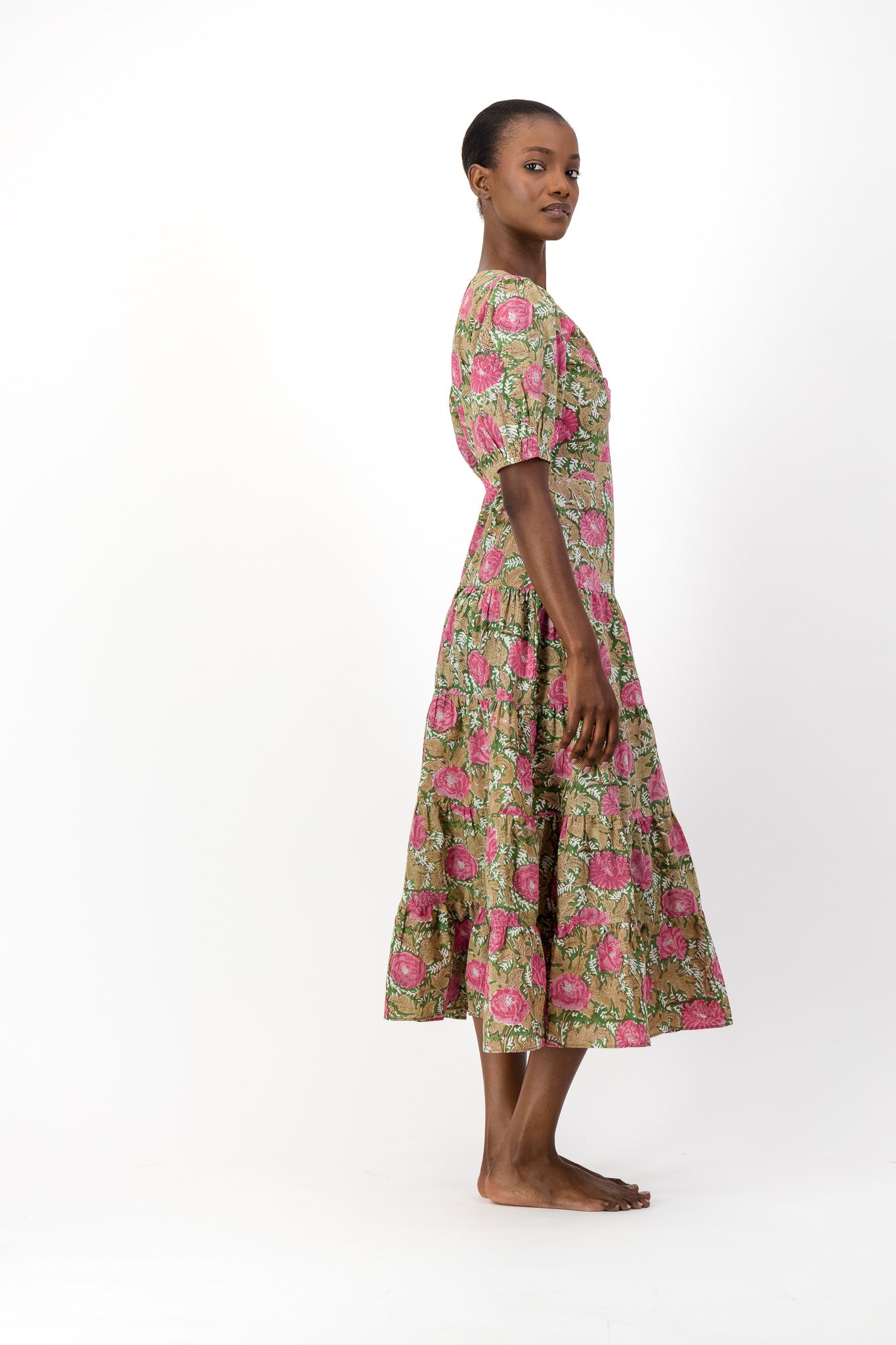 Knot Dress - Forest Flower