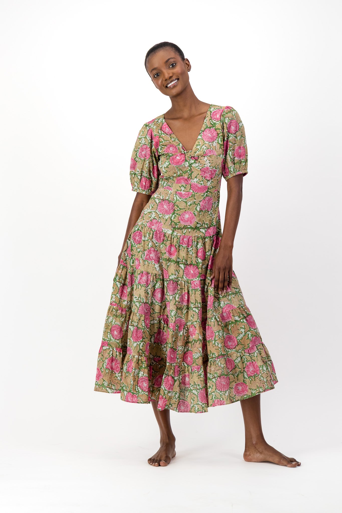 Knot Dress - Forest Flower