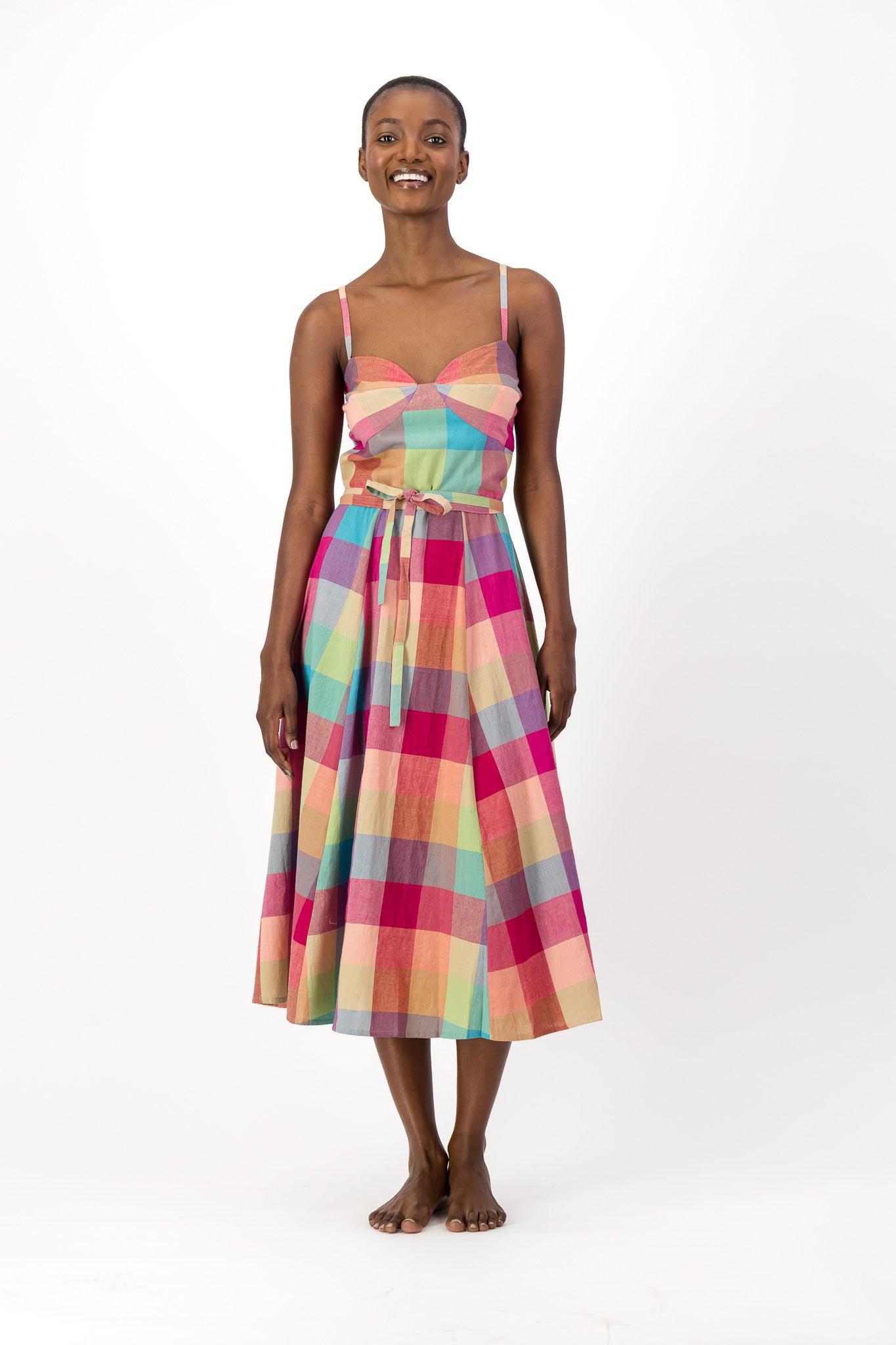 Daphne Dress Handloom - Check Me Out