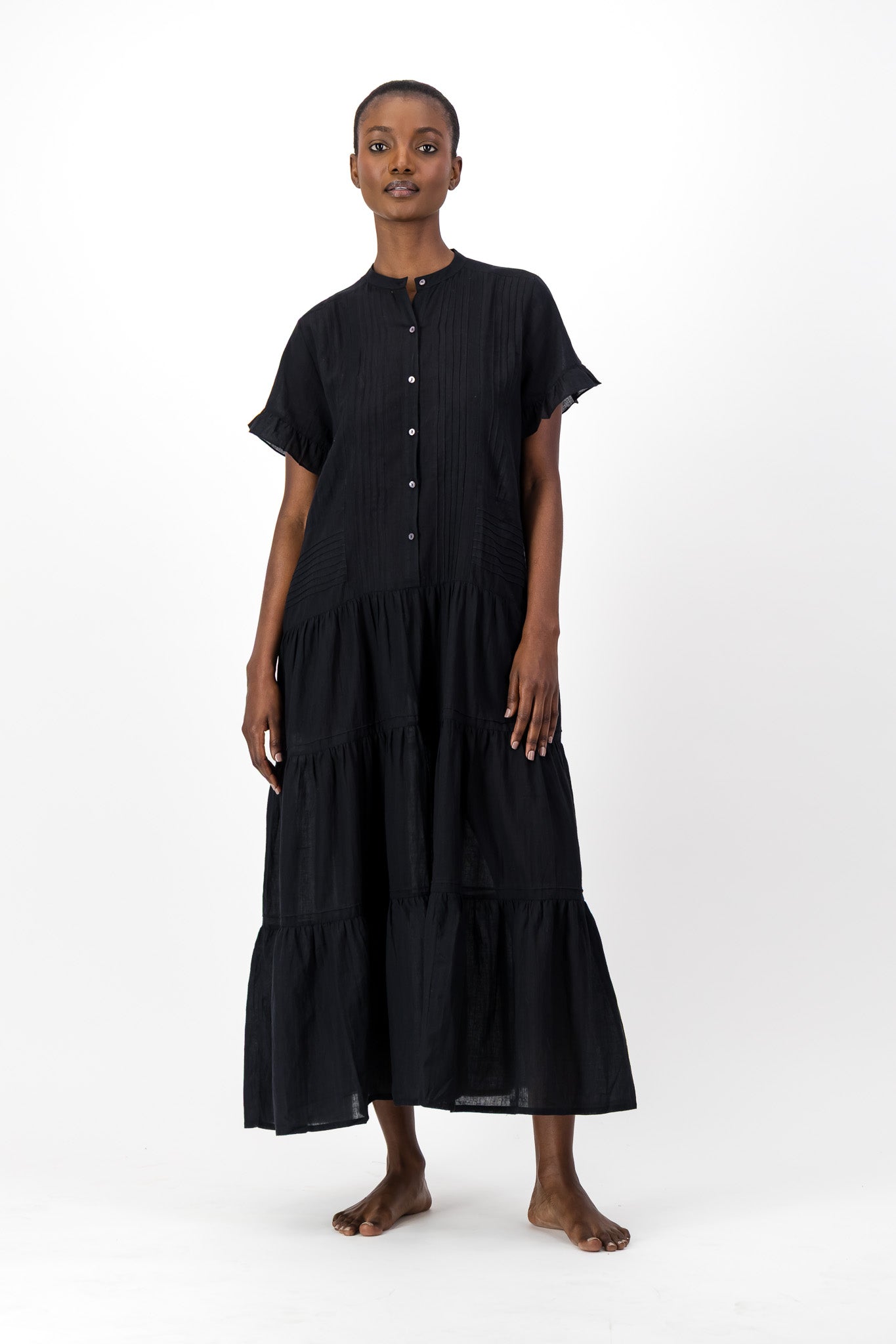 Rowe Dress Handloom - Black