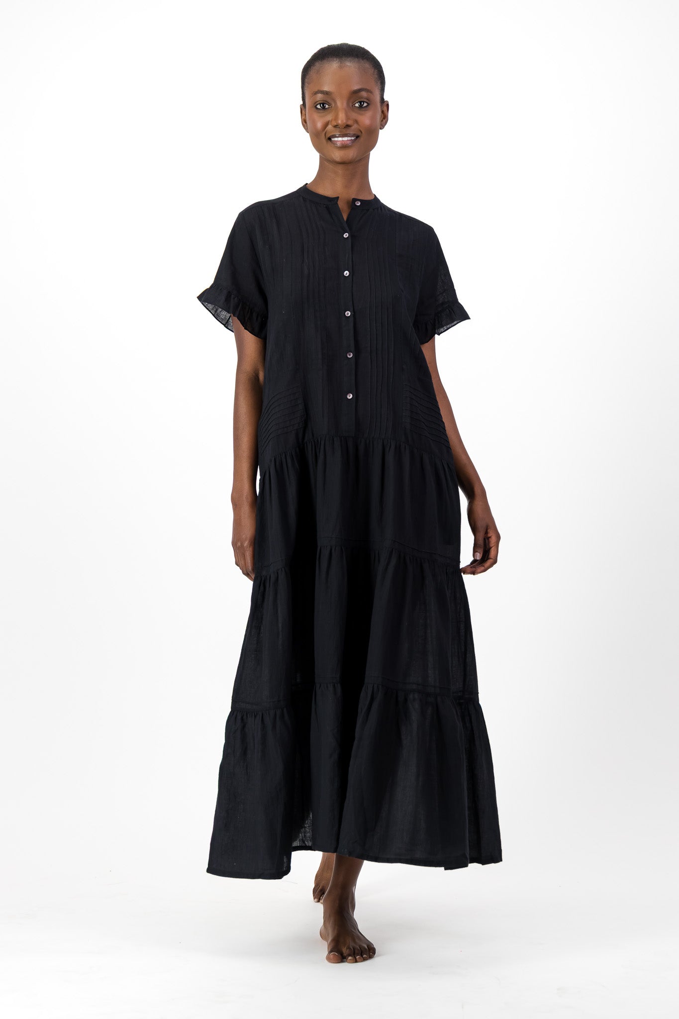 Rowe Dress Handloom - Black