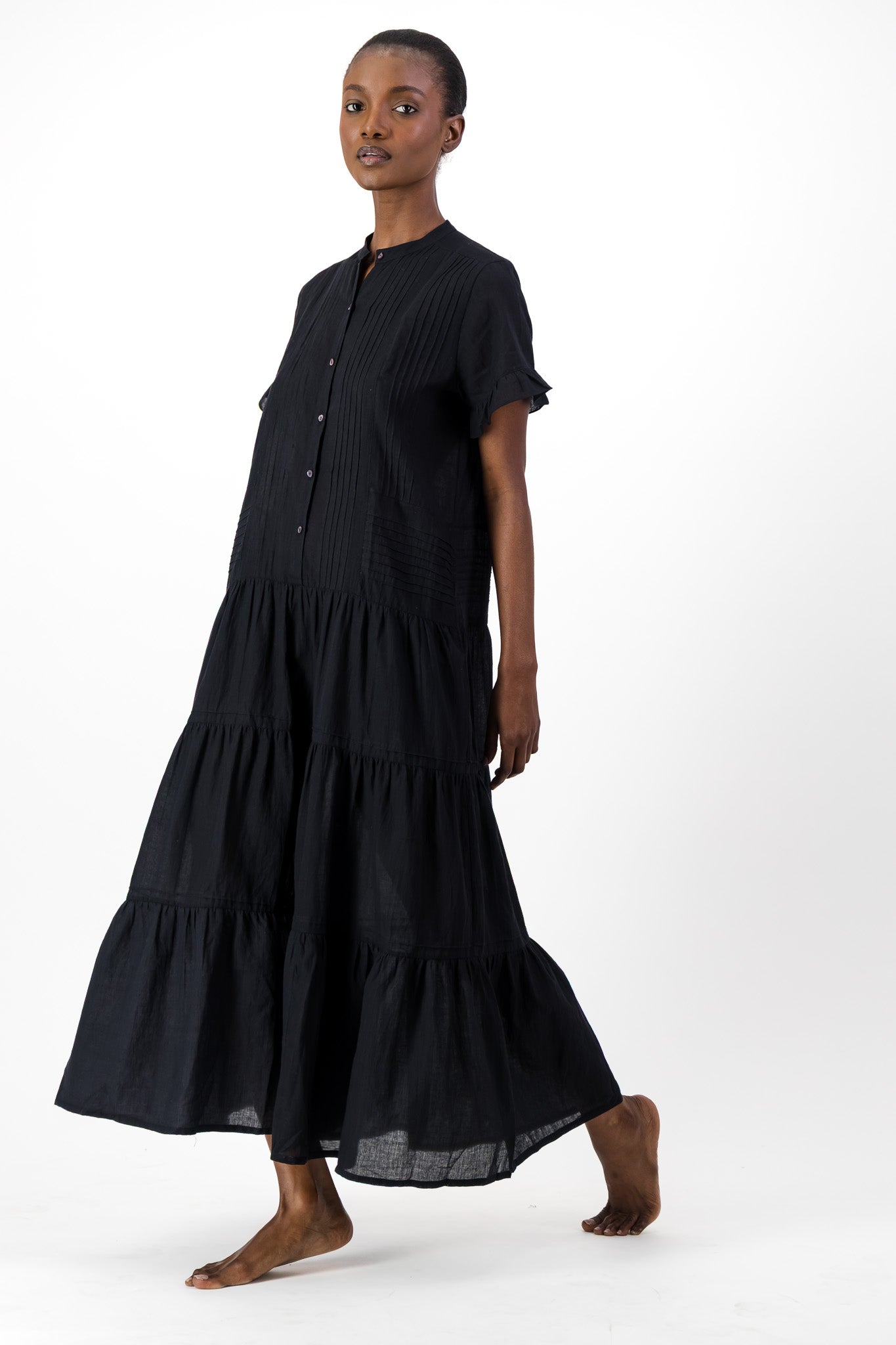 Rowe Dress Handloom - Black