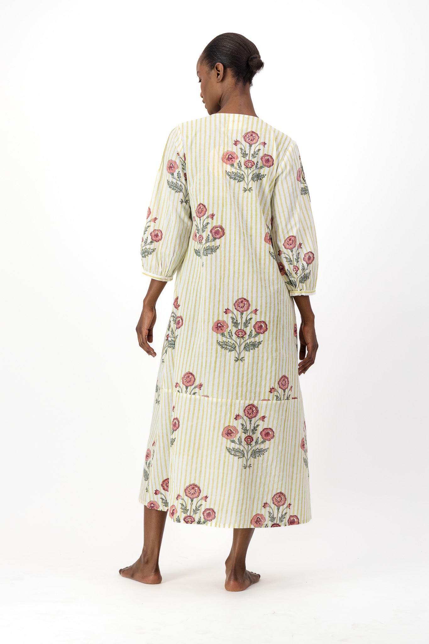 Long Pleated Kaftan - Darling Heart