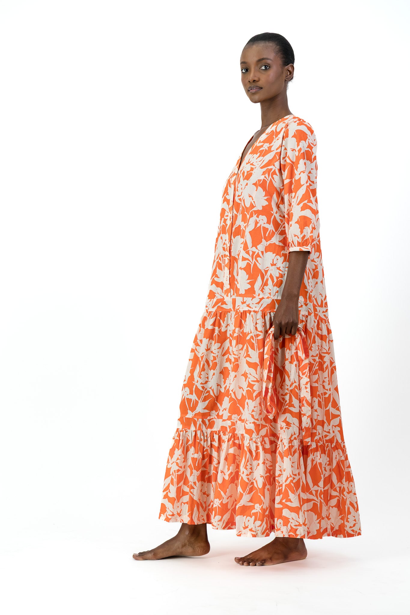 Sofia Dress -  Coral Bloom