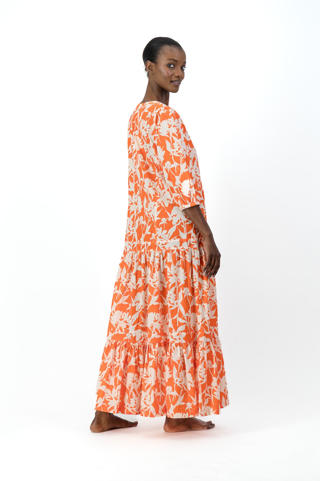 Sofia Dress -  Coral Bloom