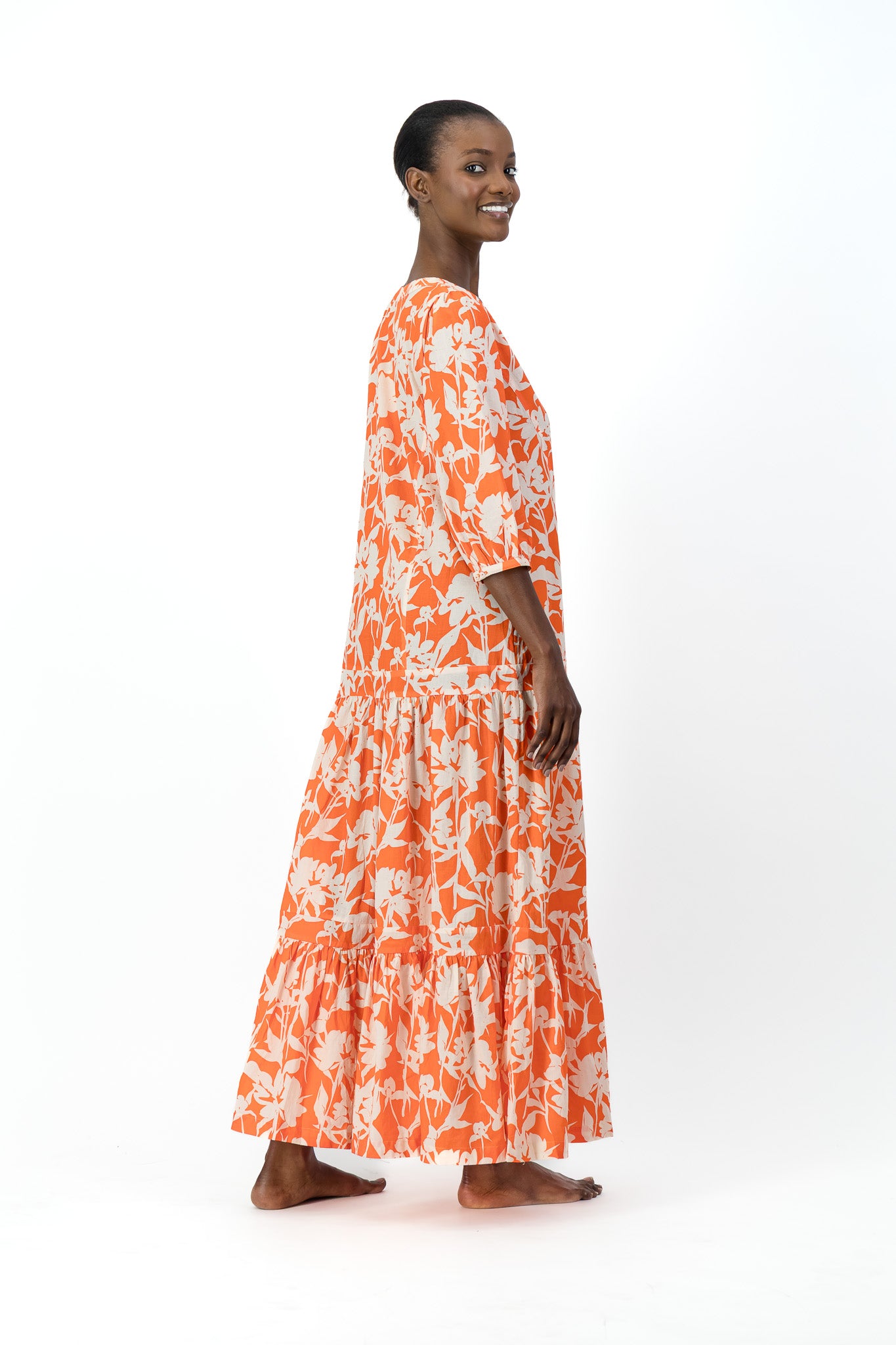 Sofia Dress -  Coral Bloom