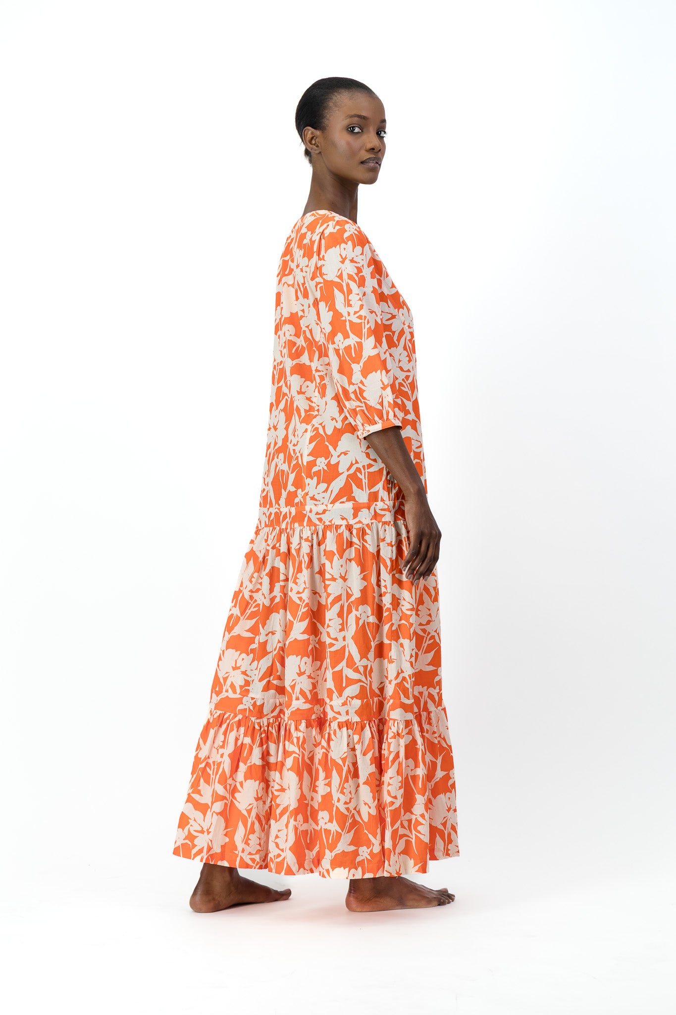 Sofia Dress -  Coral Bloom
